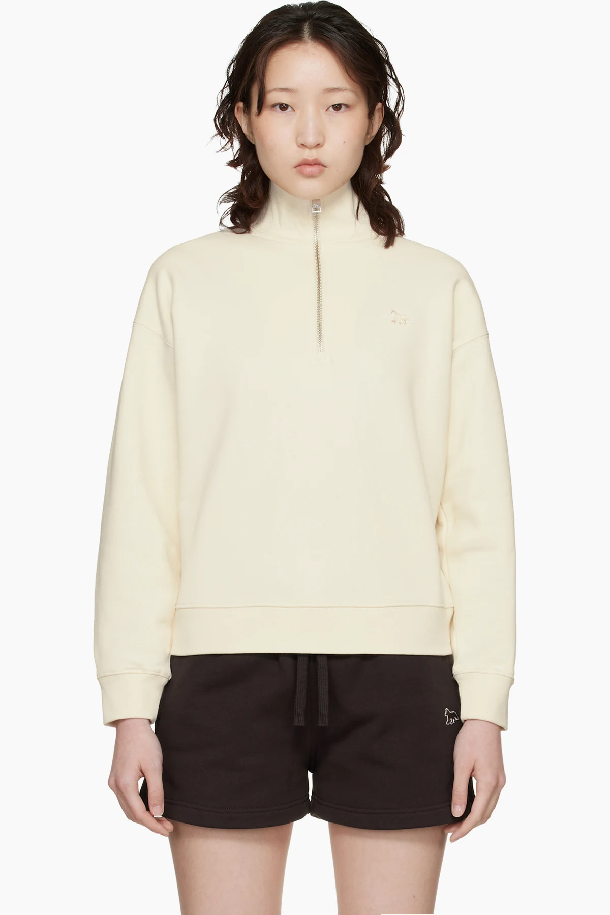 Off-White Baby Fox Half Zip Sweatshirt