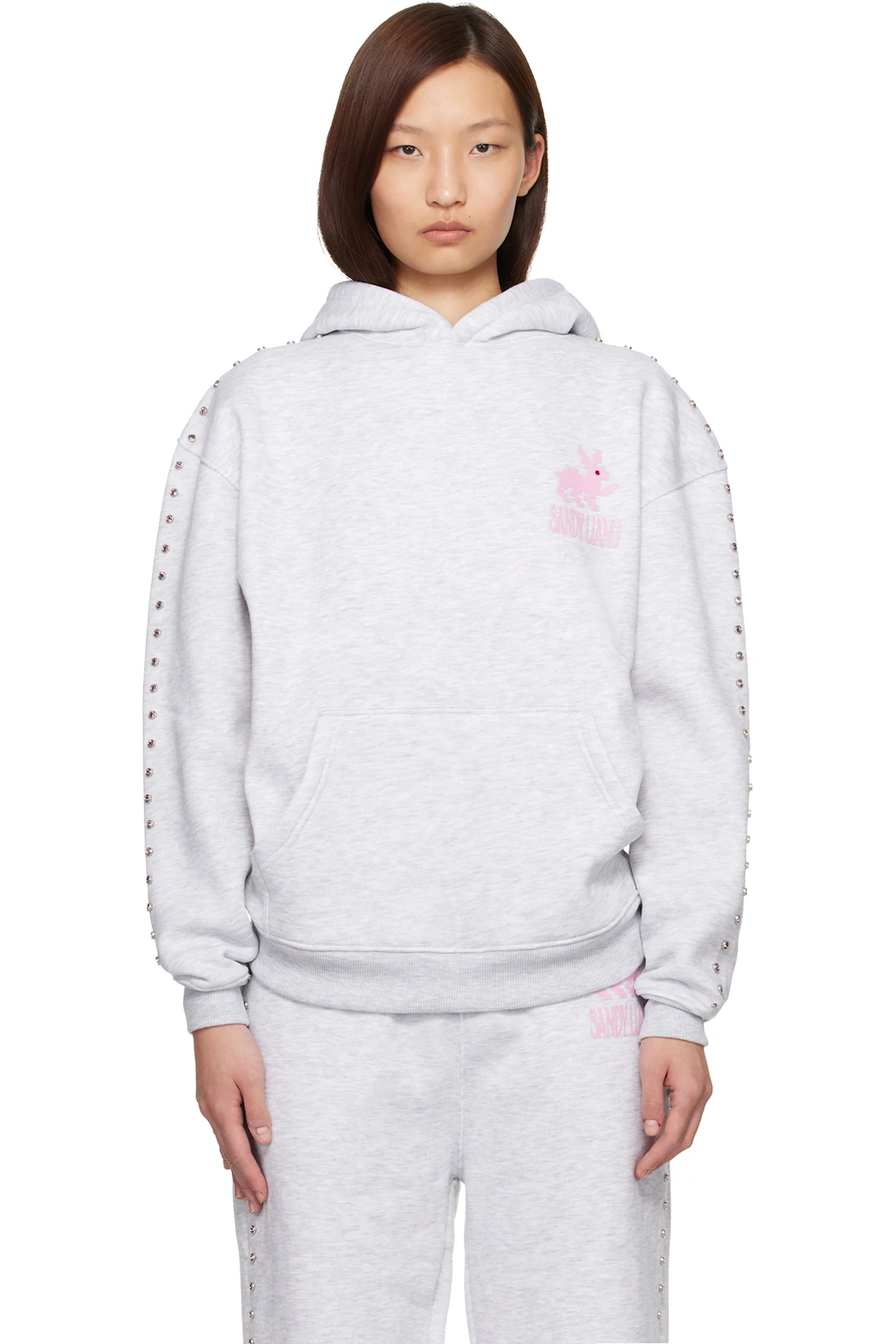 Gray Mung Bean Hoodie