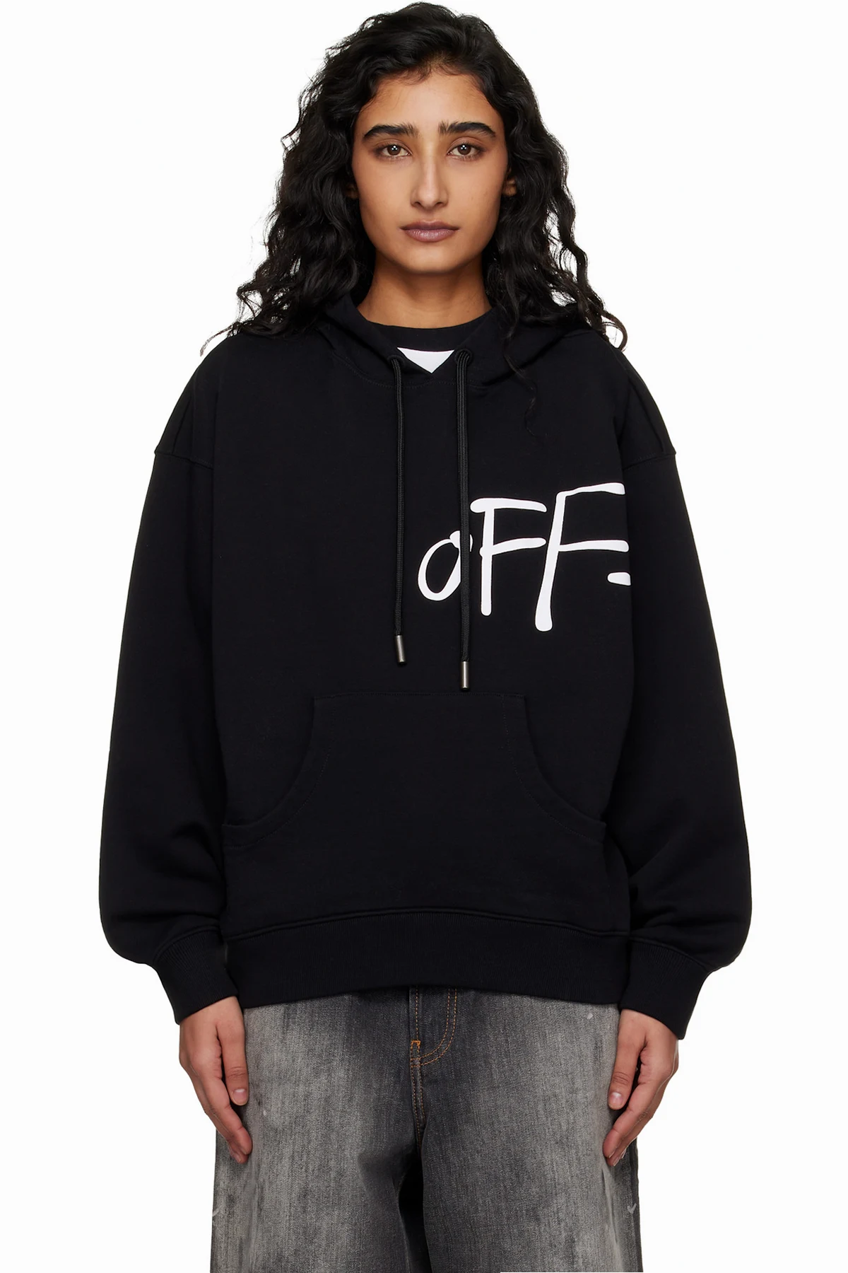 Black Shared Over Hoodie