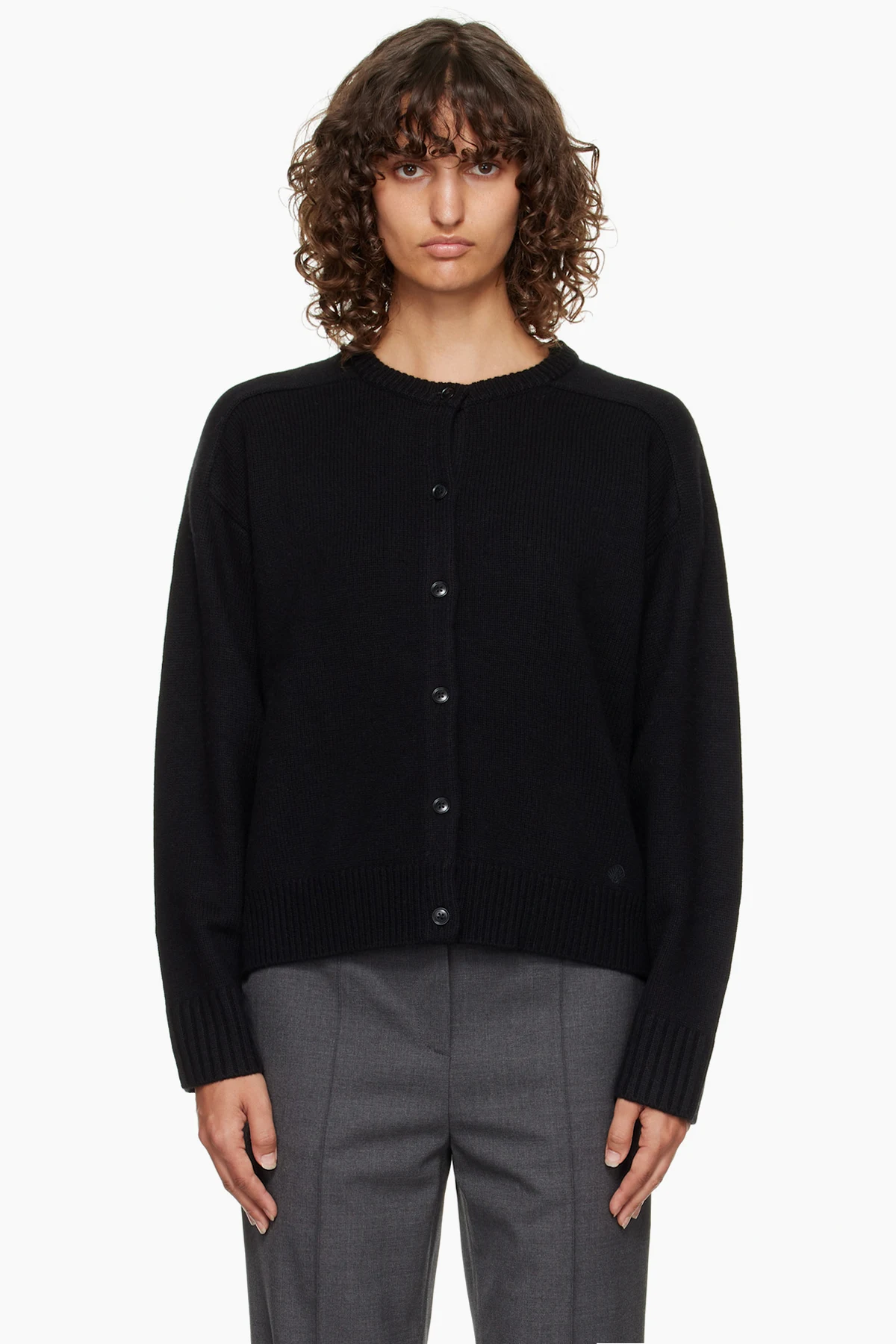 Black Aidar LDS Cashmere Blend Cardigan