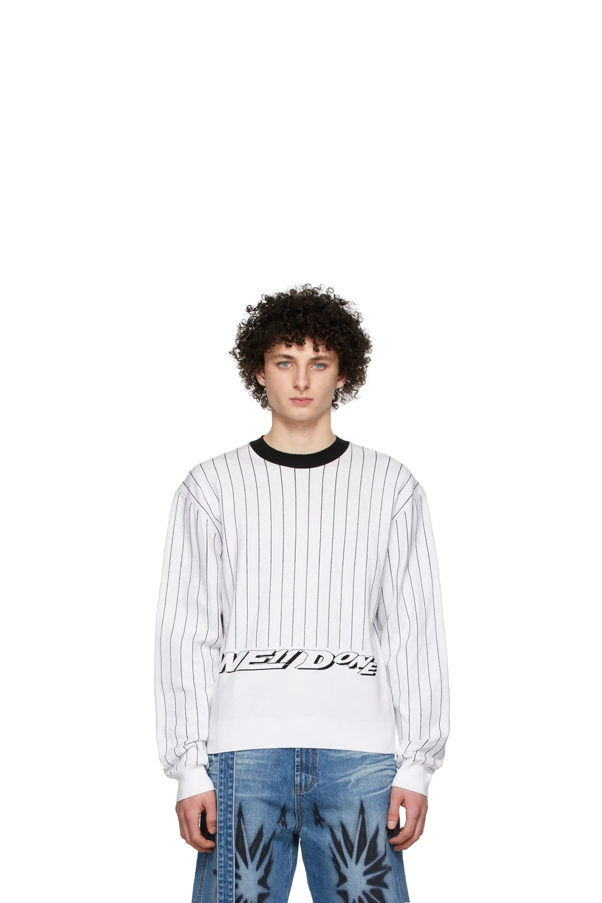 White Rayon Sweater