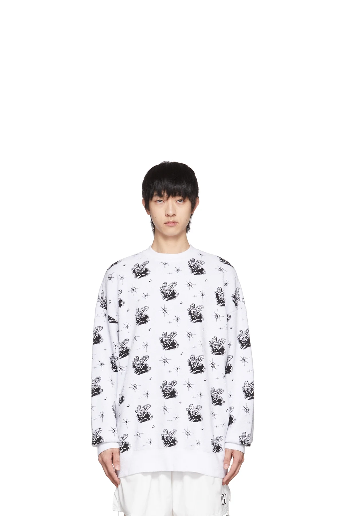 Black & White Monster Reversible Sweater