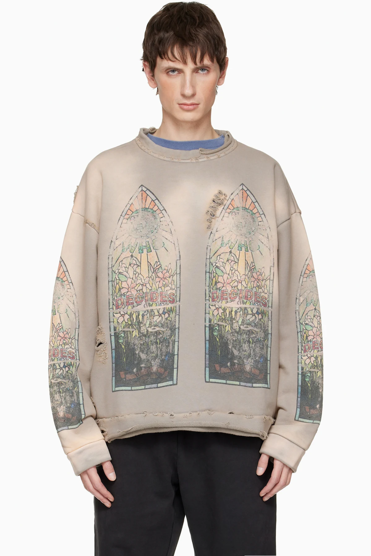 Taupe Faded Sweatshirt