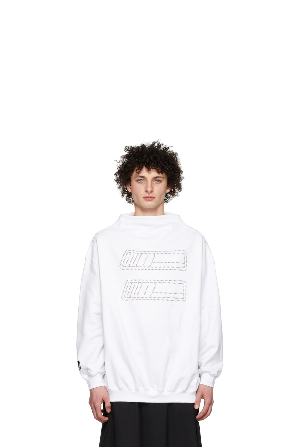 White Cotton Sweatshirt