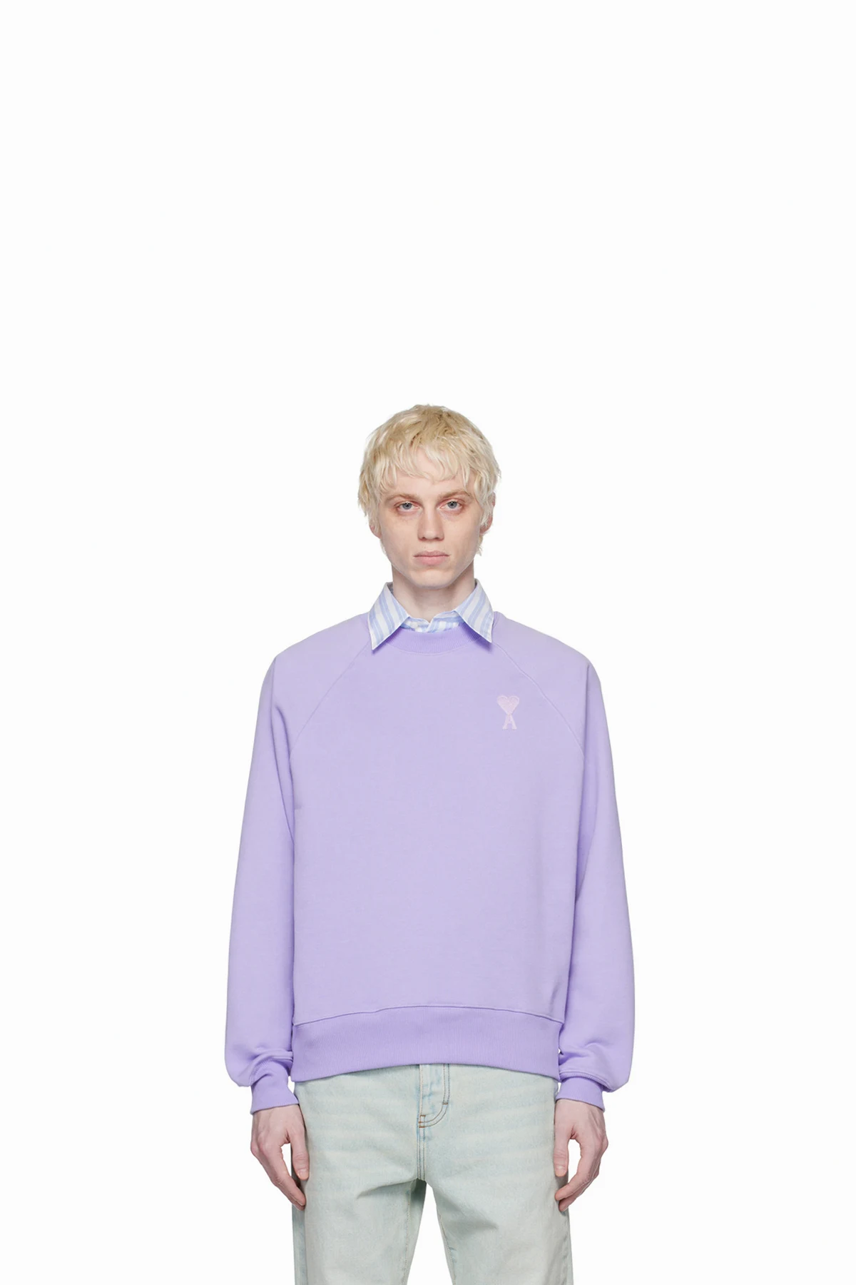 SSENSE Exclusive Purple Ami de Cœur Sweatshirt