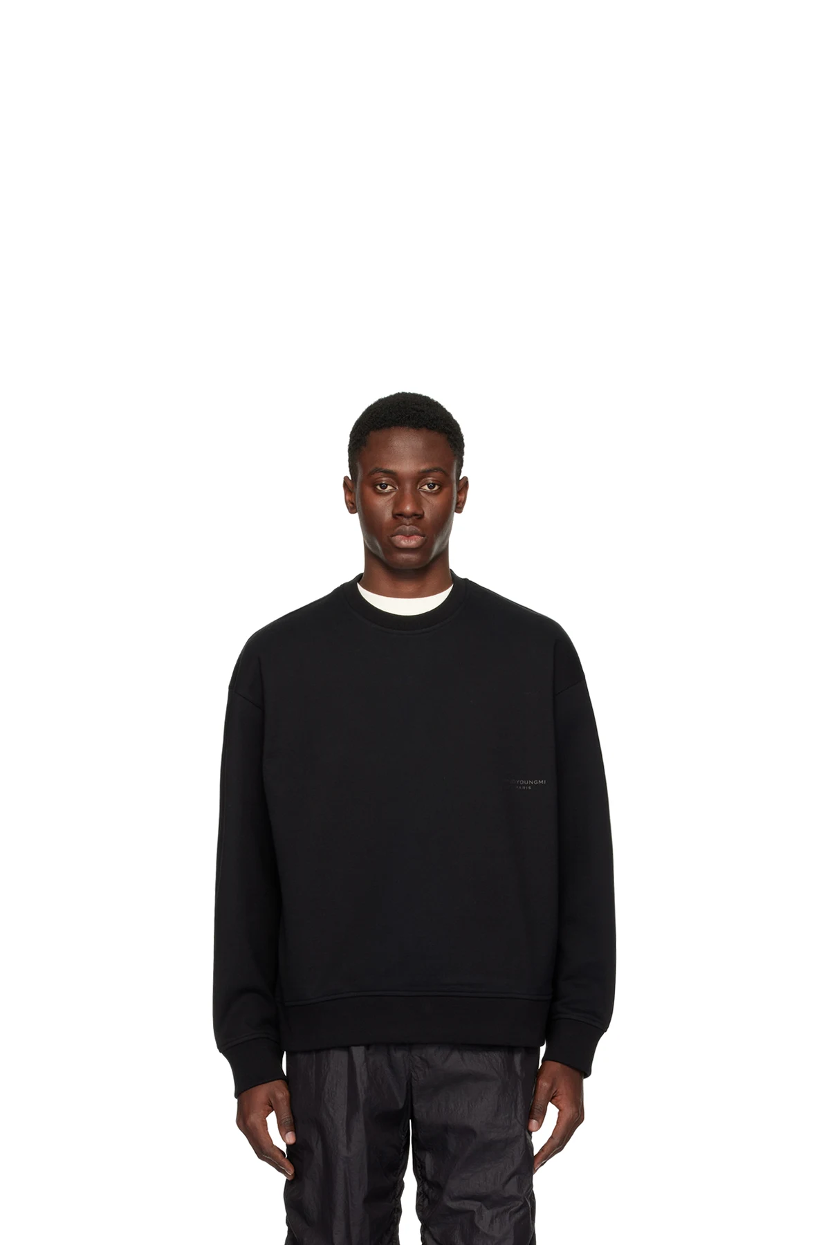 Black Graphic Sweatshirt