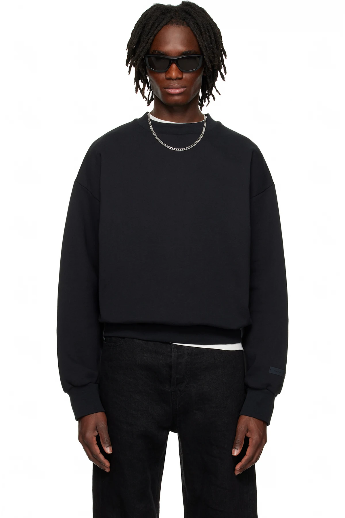 Black Classic Crewneck Sweatshirt
