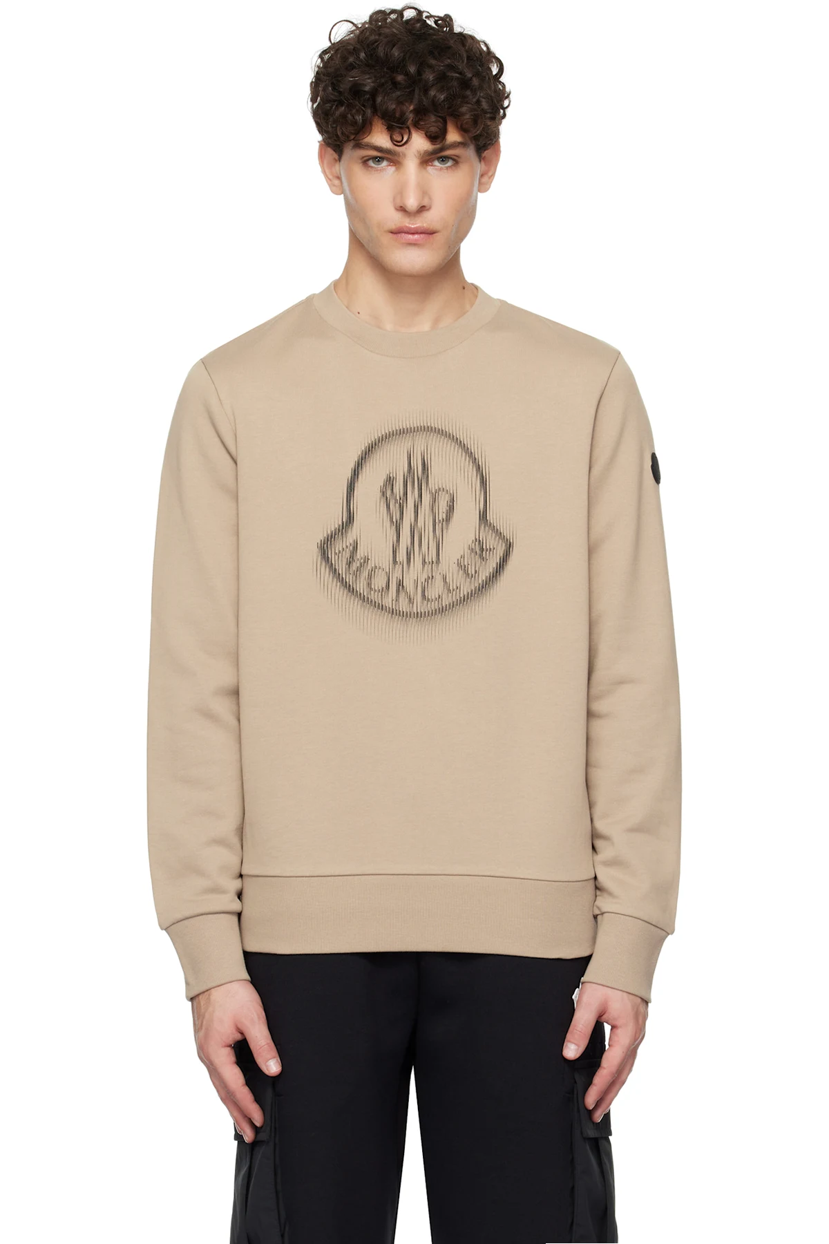 Beige French Terry Sweatshirt