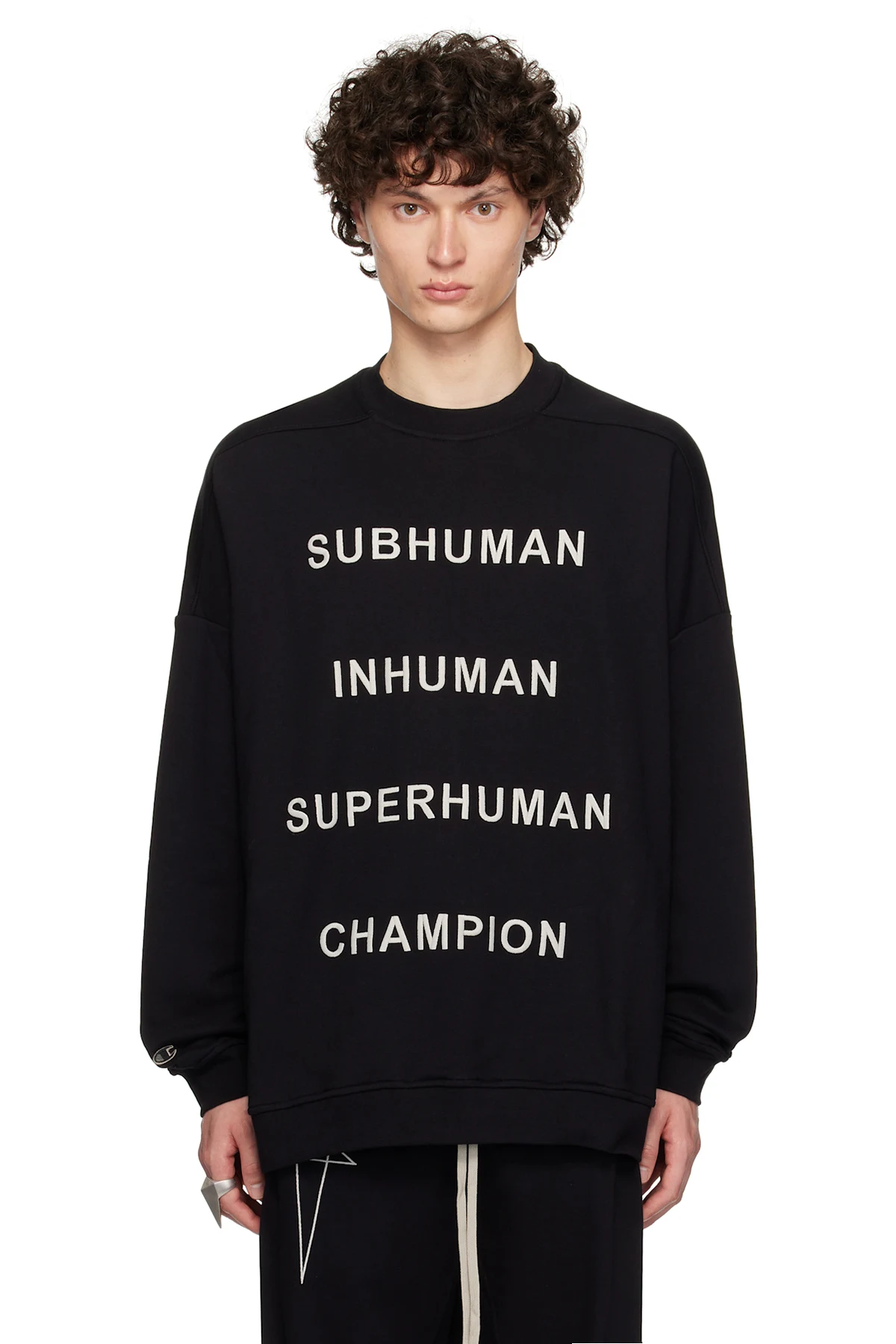 Black Champion Edition Jumbo Sweatshirt
