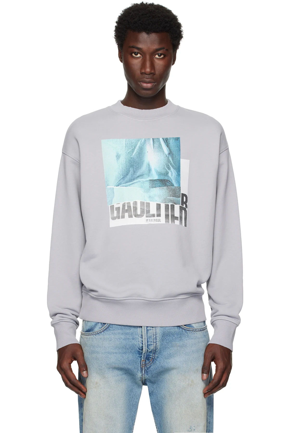 Gray Printed Water Sweatshirt
