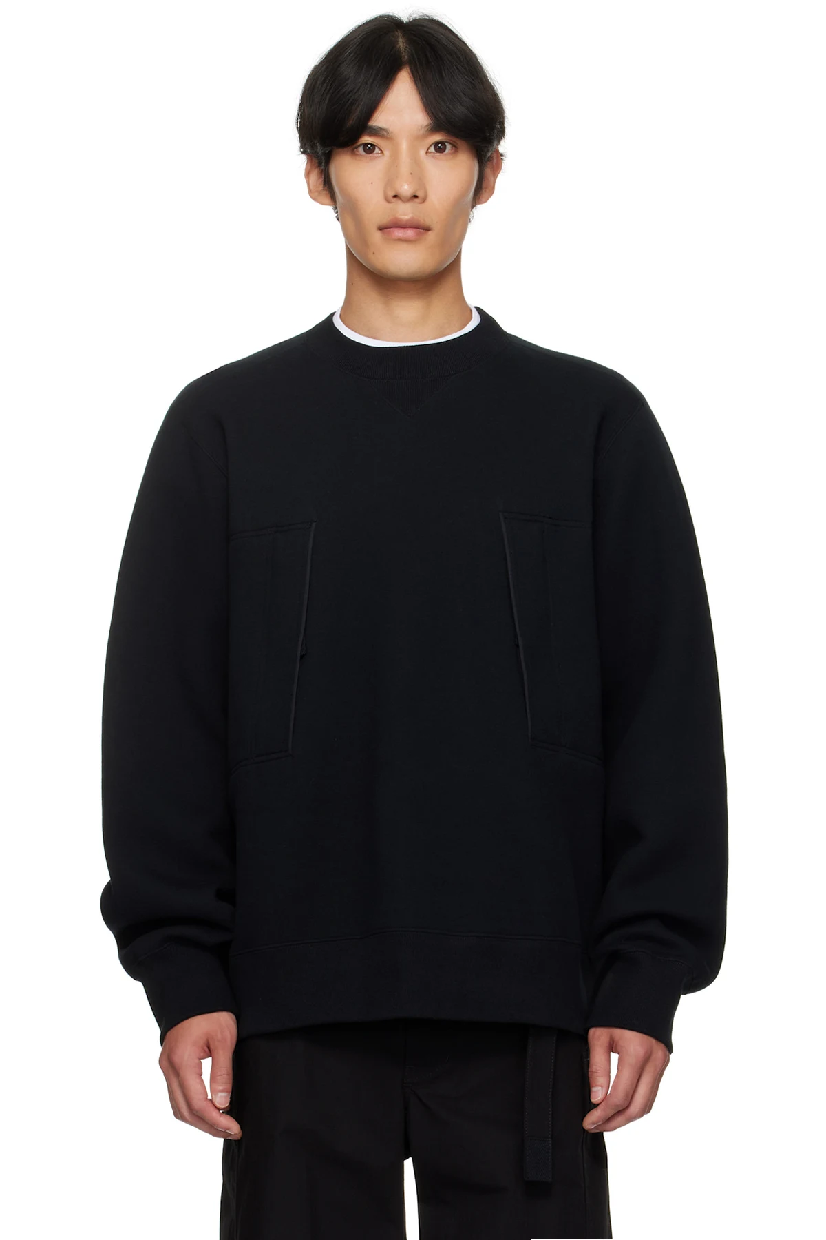 Black Sponge Sweat Sweatshirt