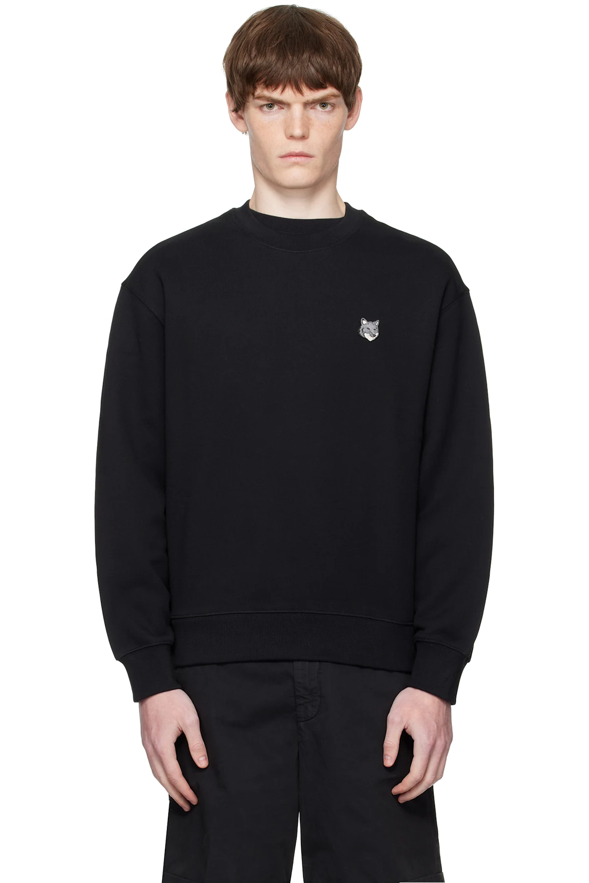 Black Fox Head Comfort Sweatshirt