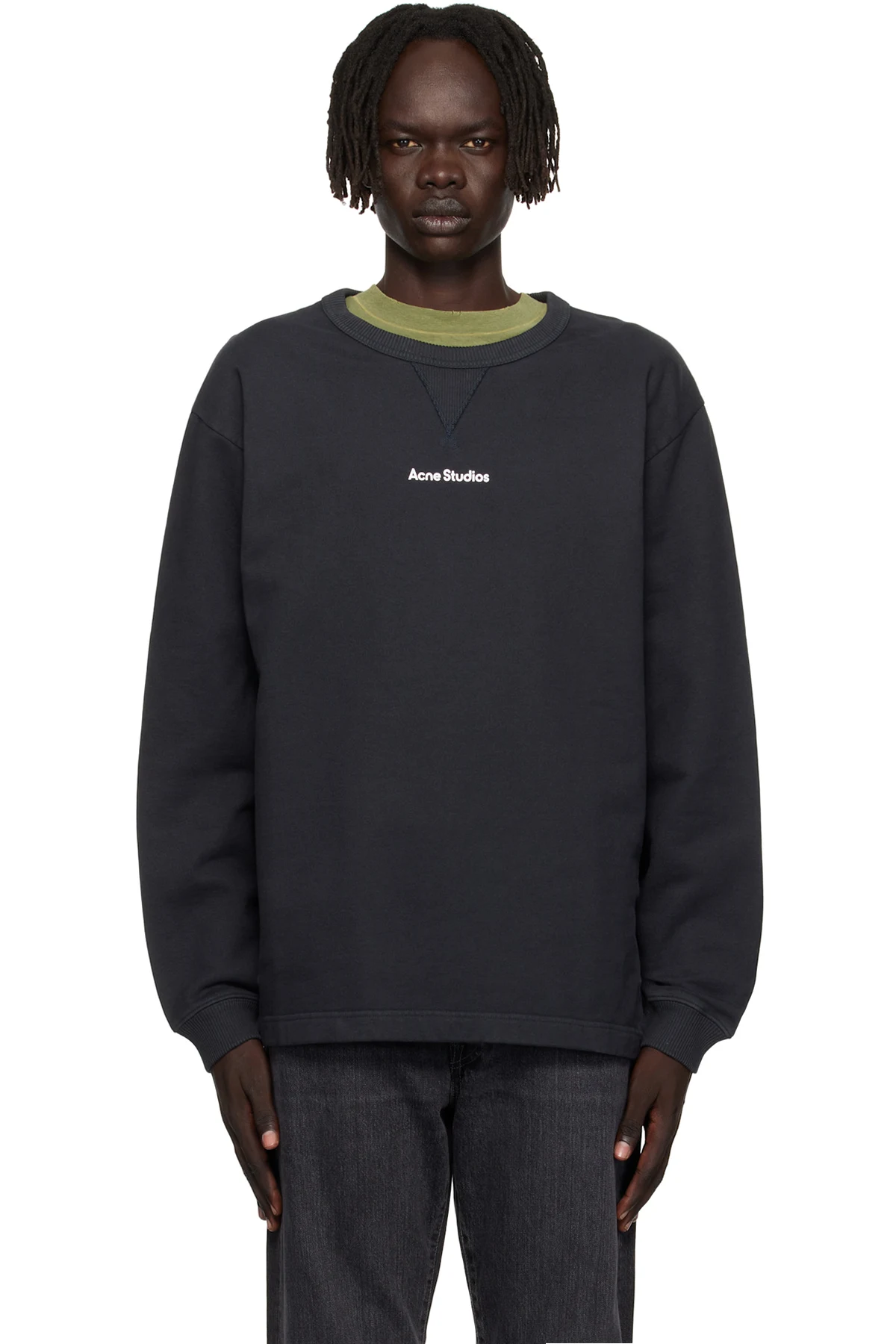 Black Logo Stamp Sweatshirt