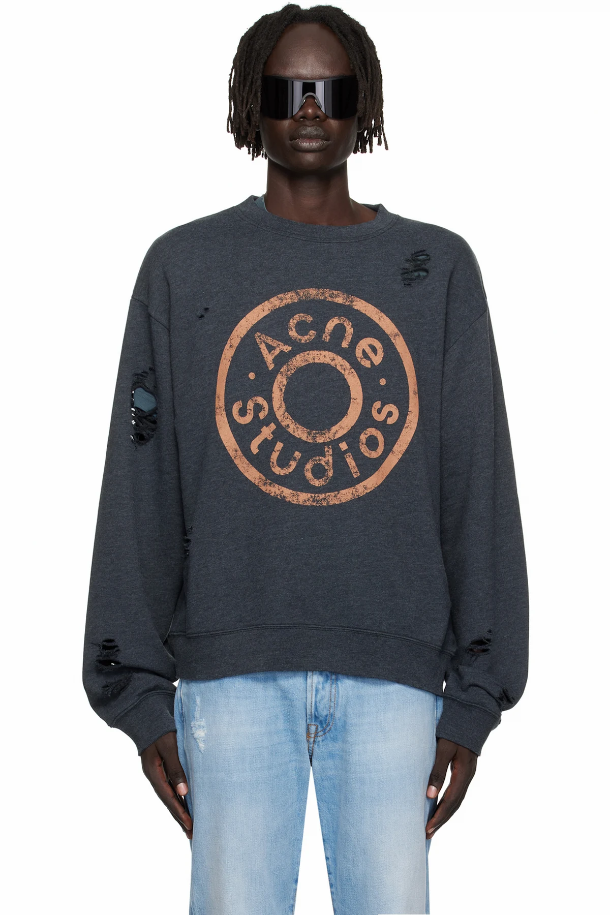 Black Printed Logo Sweatshirt