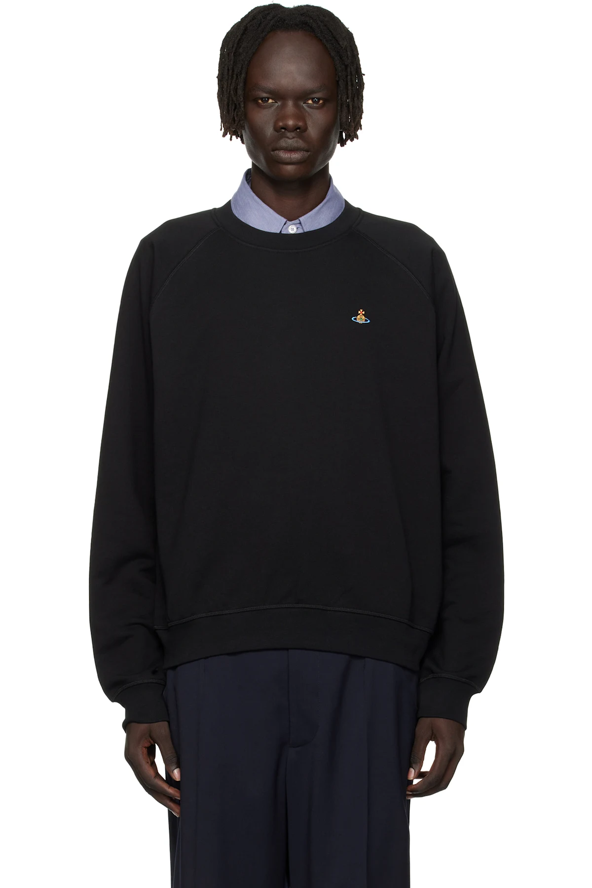 Black Raglan Sweatshirt