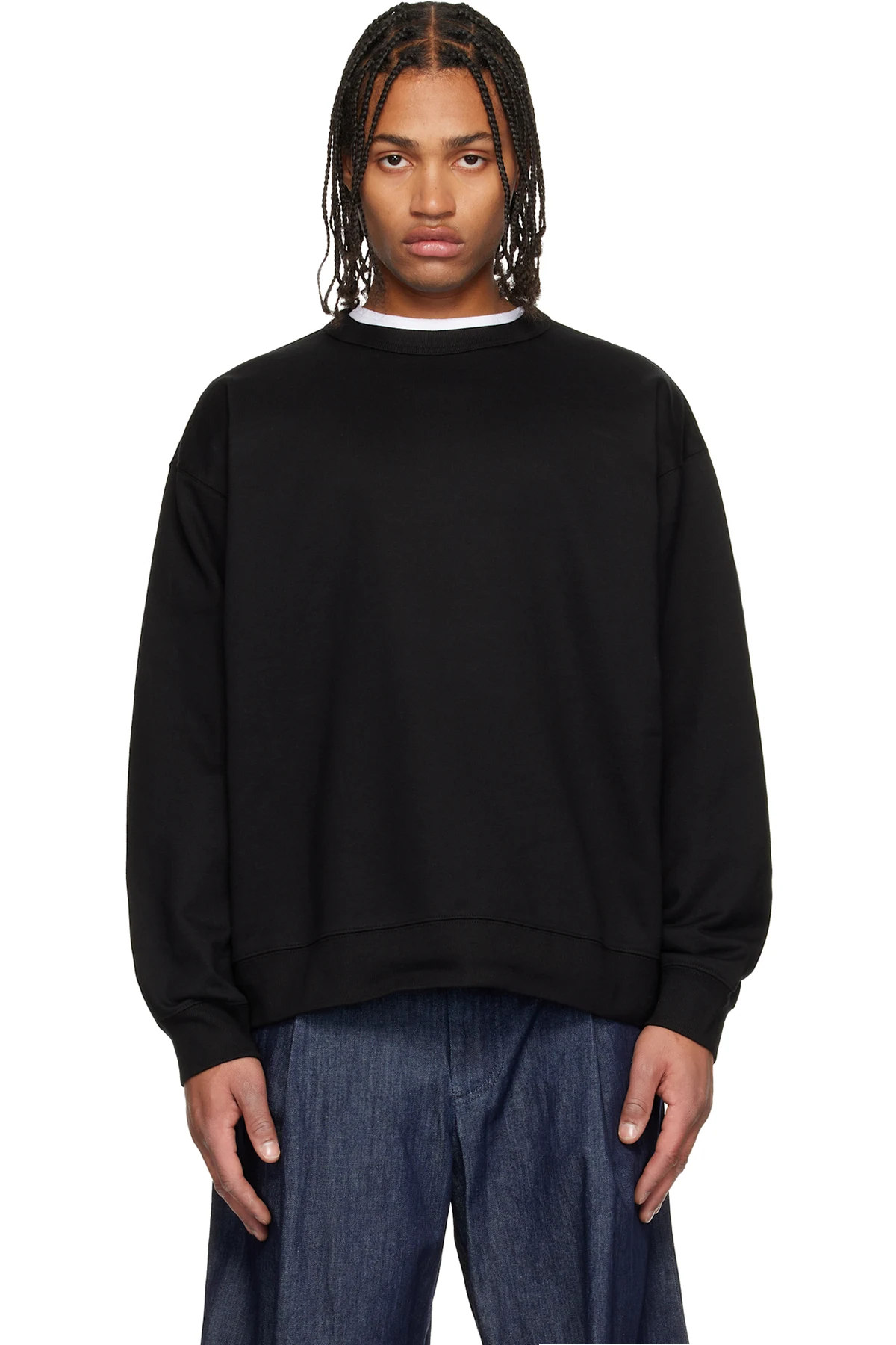 Black Oversized Sweatshirt