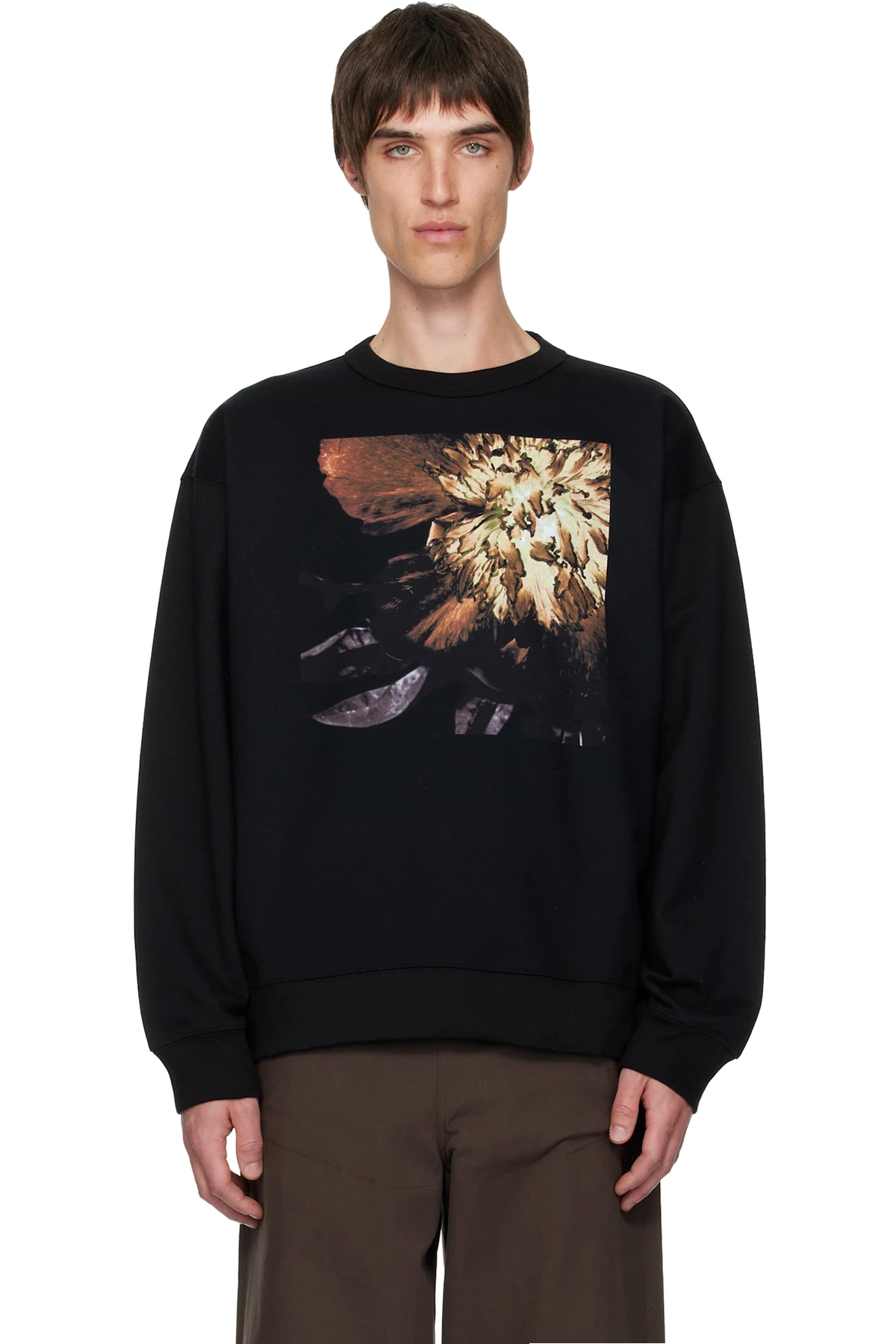 Black Graphic Sweatshirt