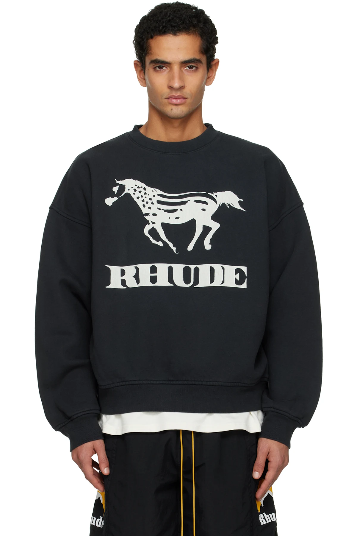 Black Dinero Crewneck Sweatshirt