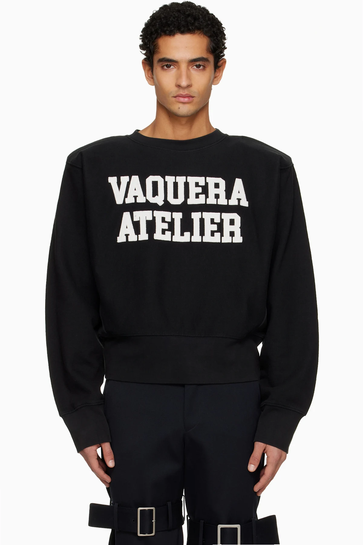 Black 'Vaquera Atelier' Sweatshirt