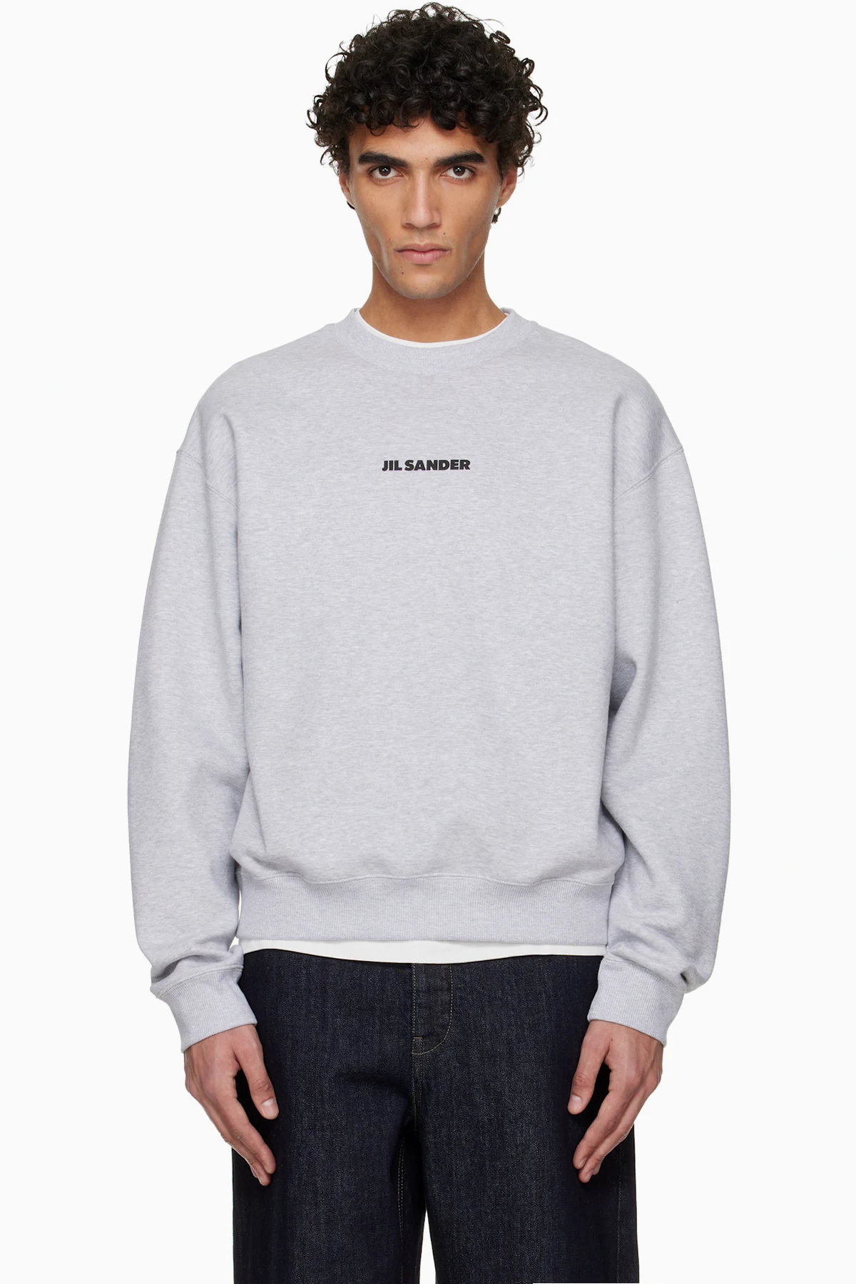 Gray Printed Sweatshirt