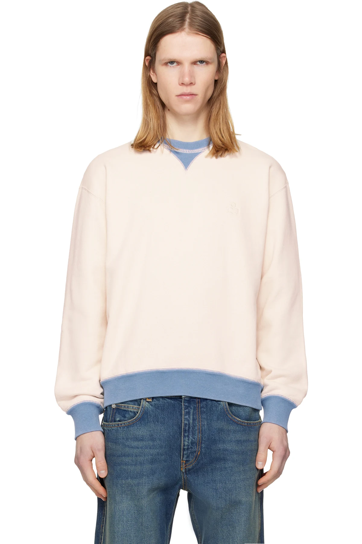 Off-White & Blue Miker Sweatshirt