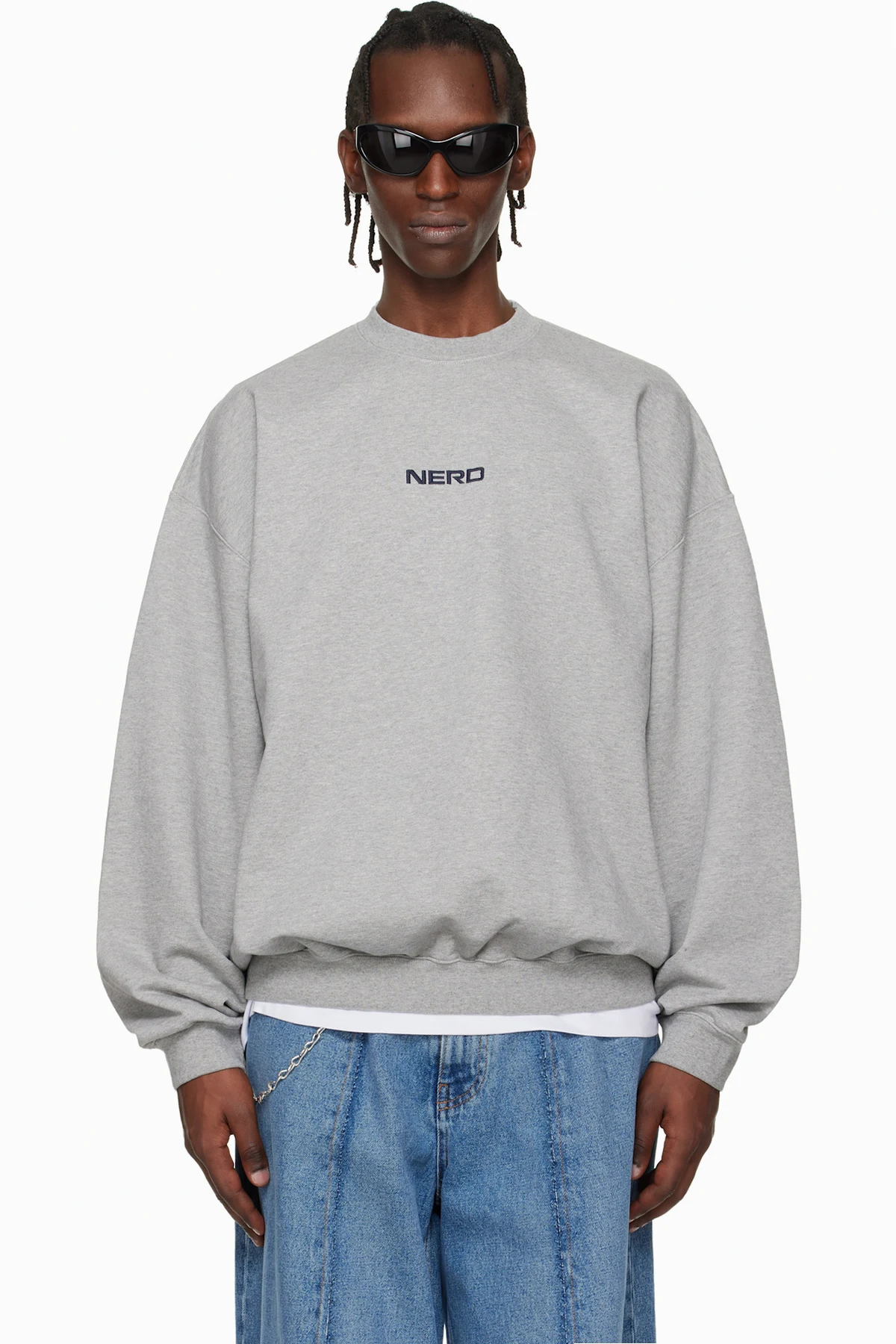 Gray 'NERD' Sweatshirt