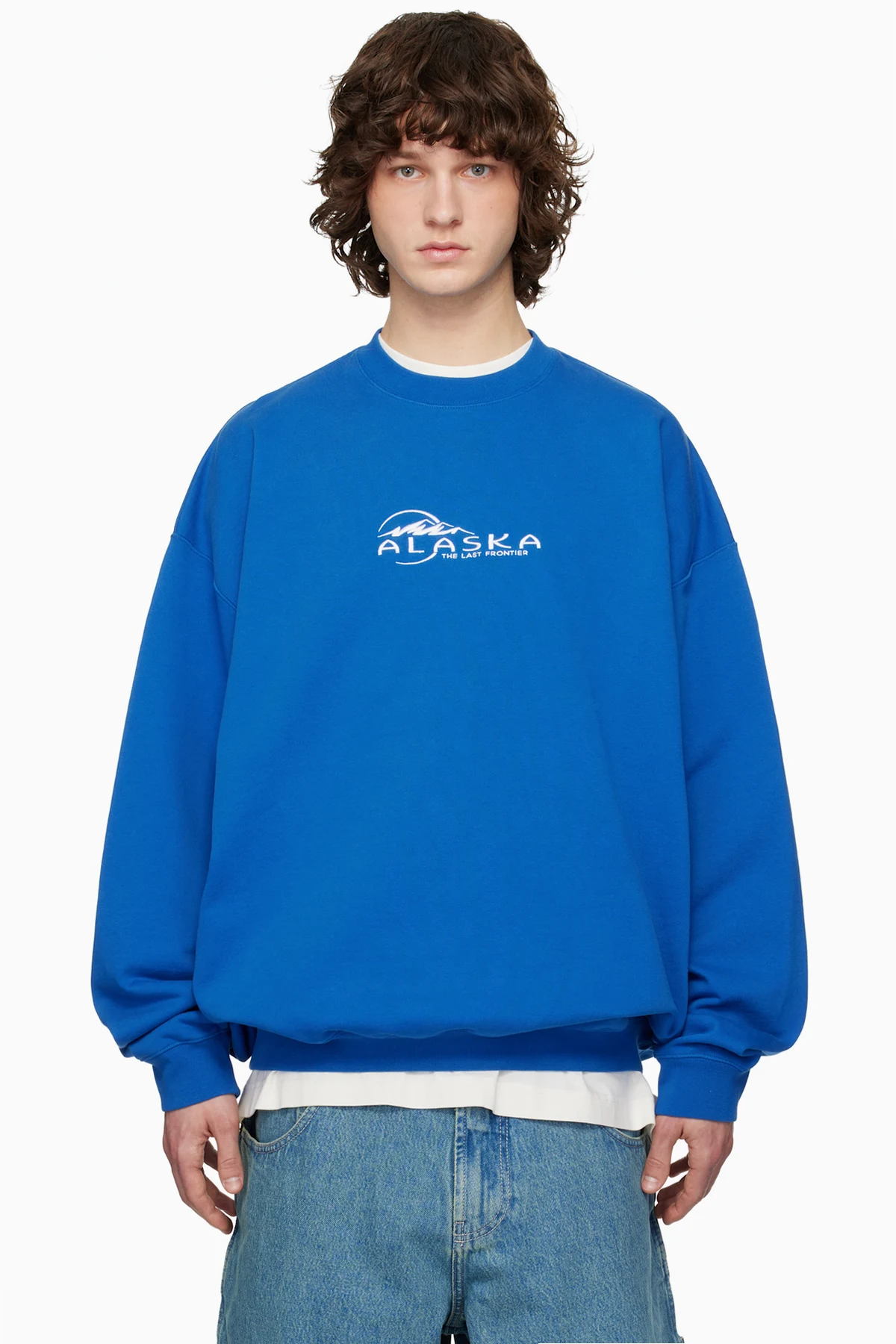 Blue 'Alaska' Tourist Sweatshirt