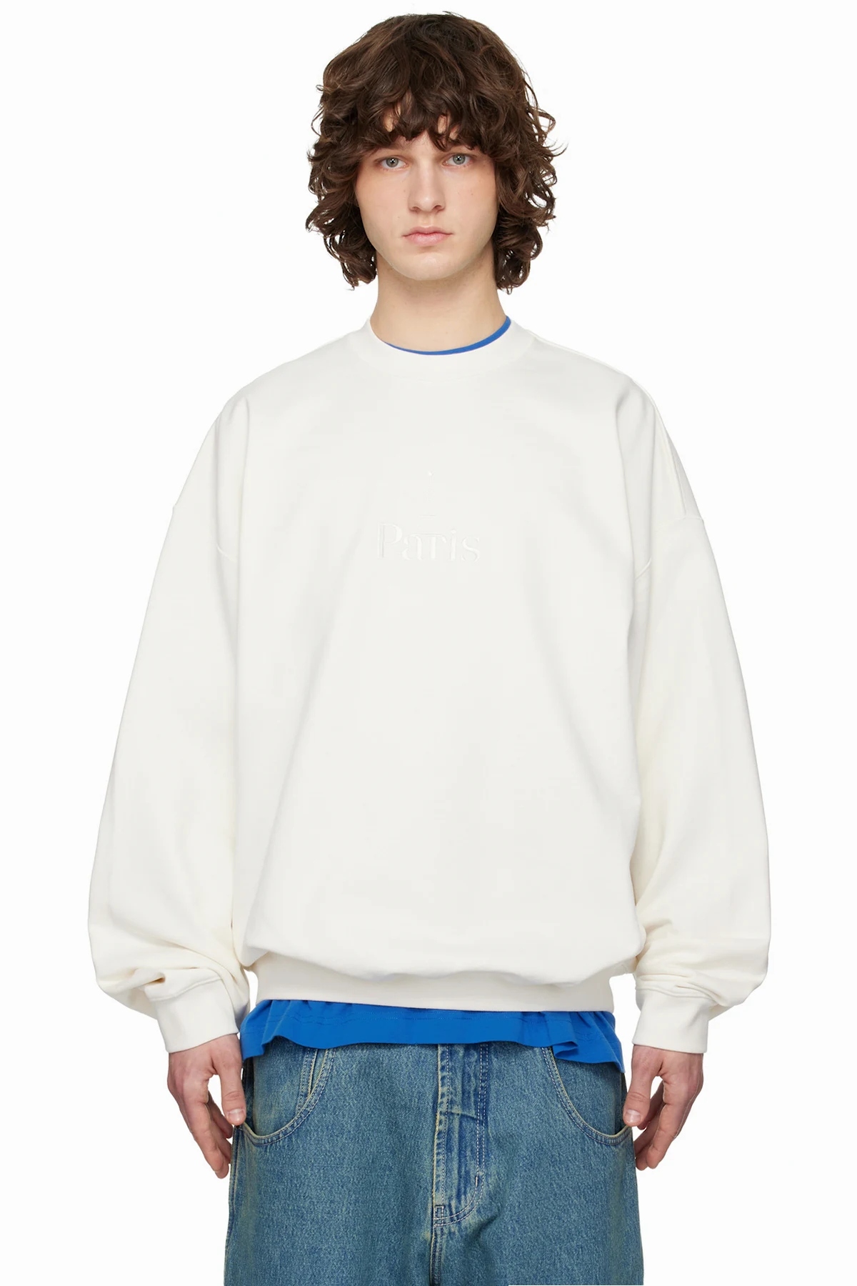 Off-White 'Paris' Embroidered Sweatshirt
