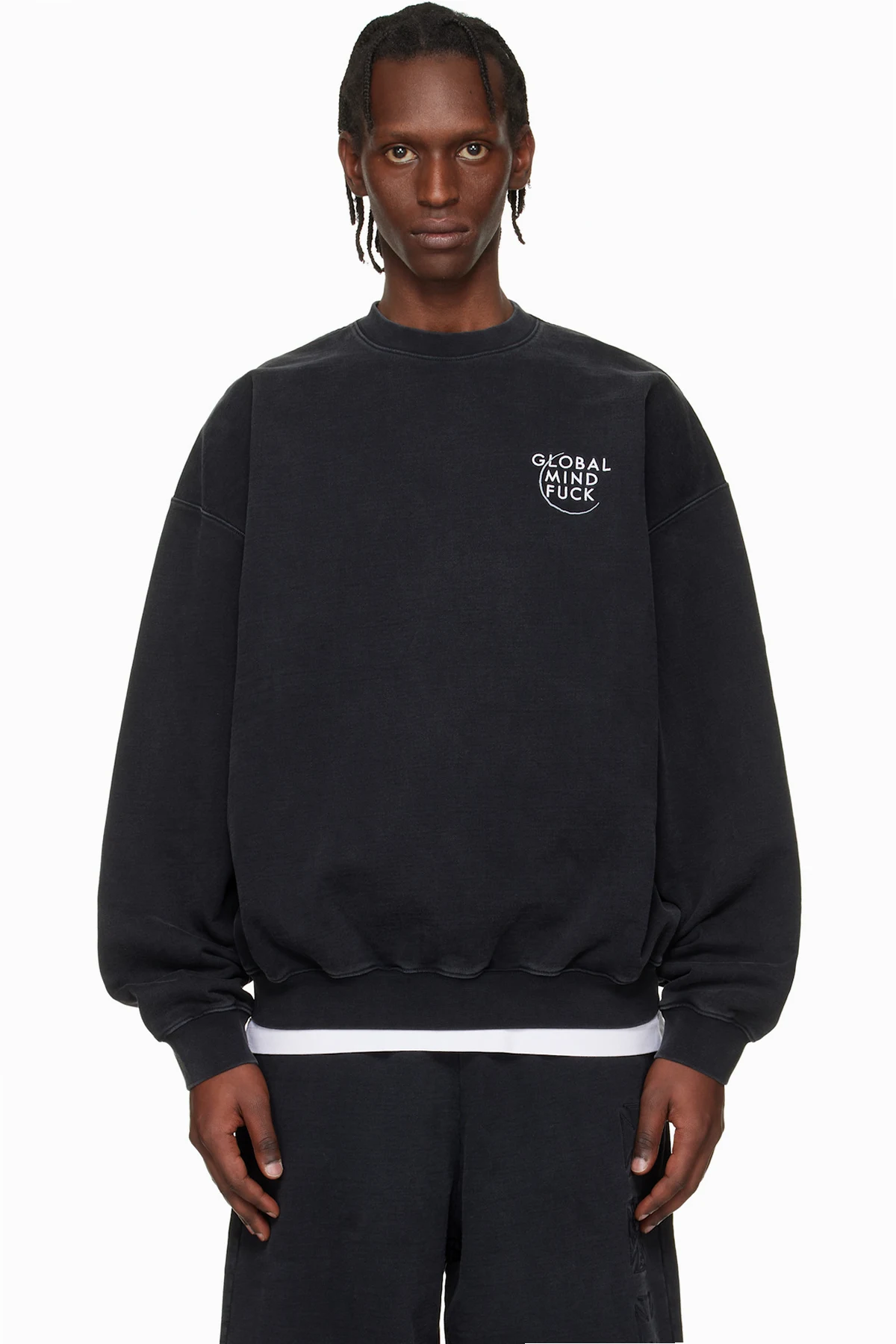 Black 'Global MF' Sweatshirt