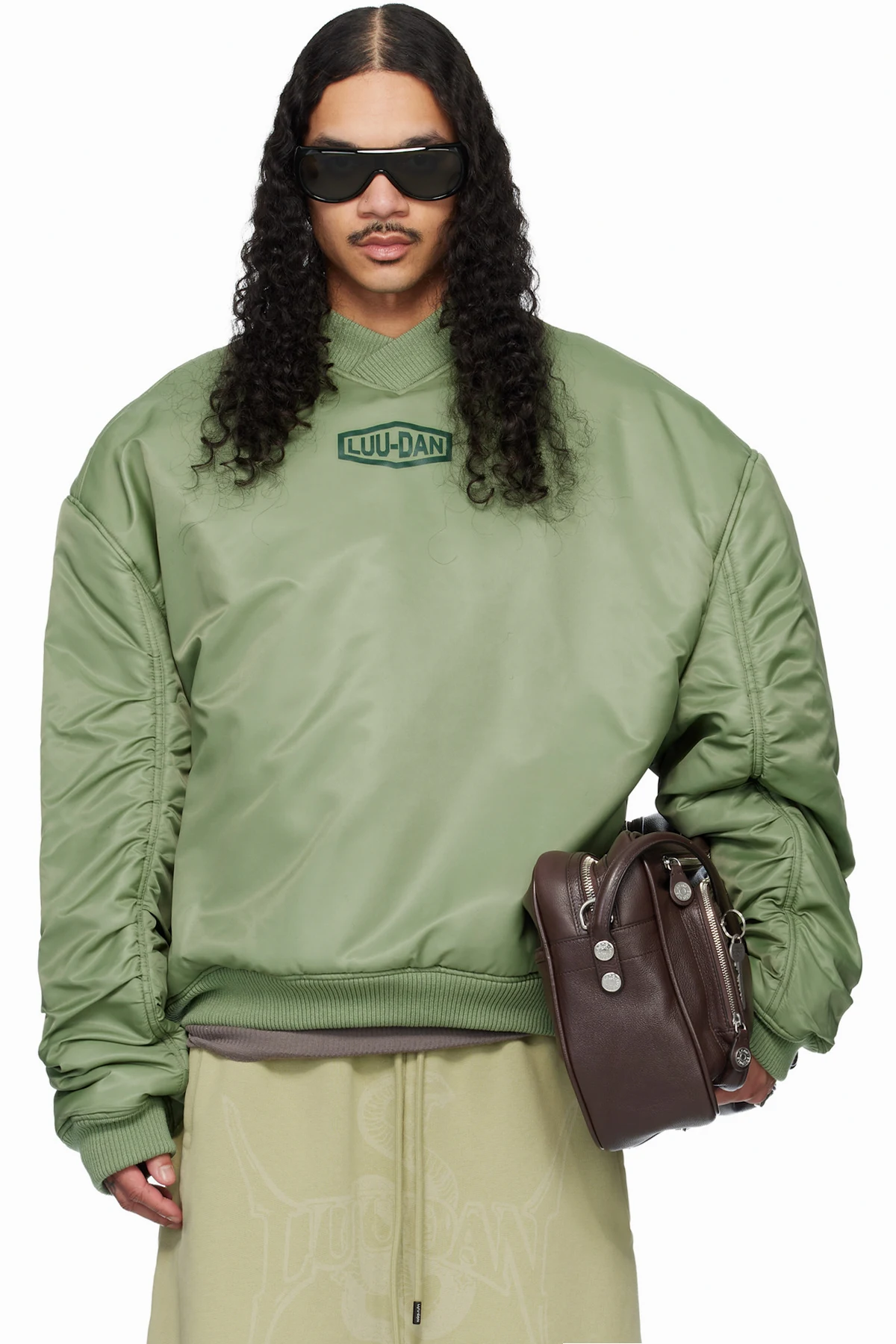 Green Unibomber Sweatshirt
