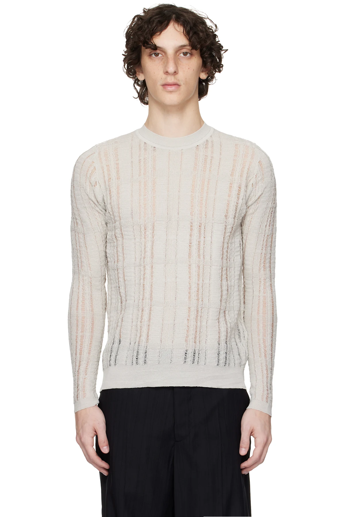 Gray Formal Sweater