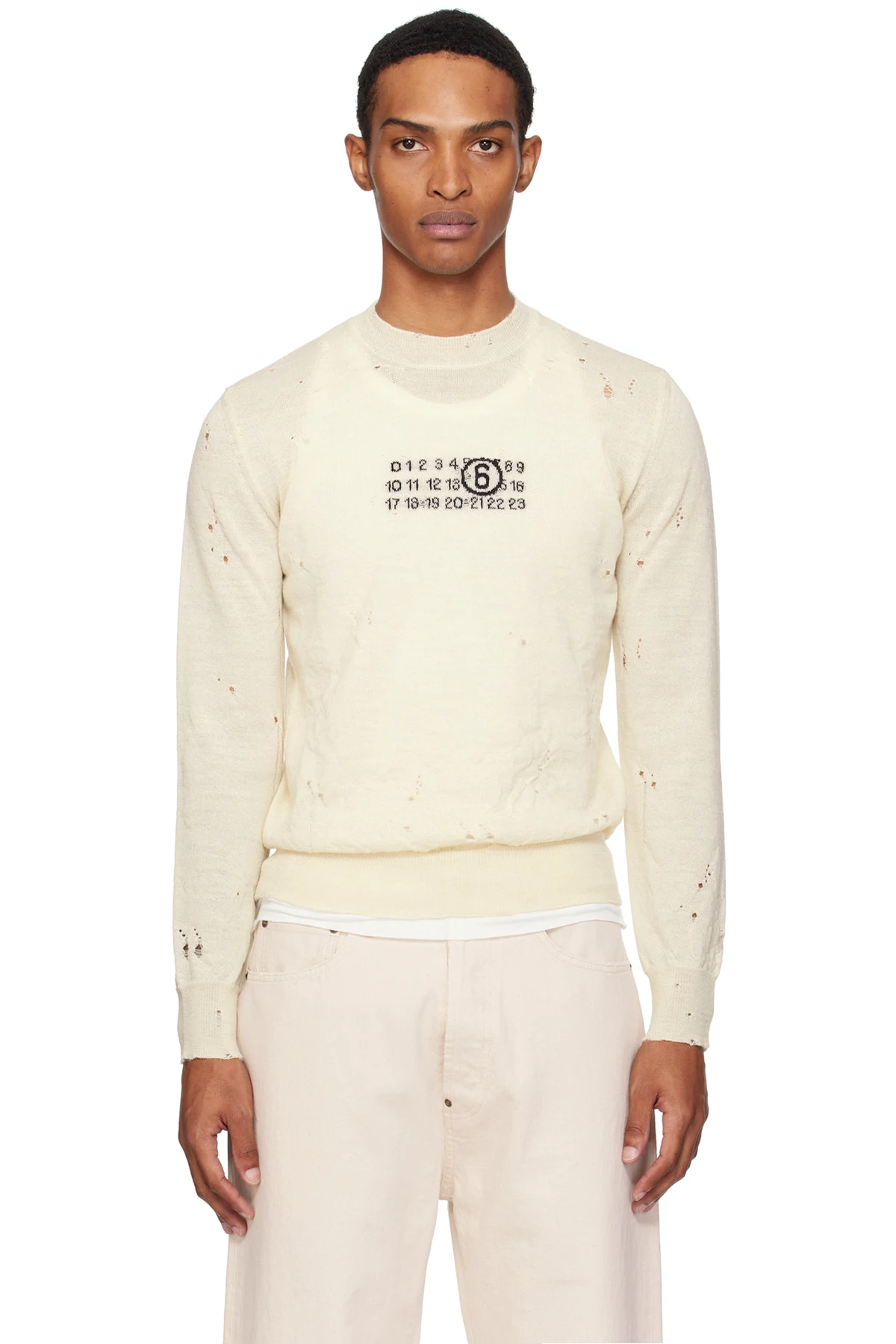 Off-White Wool Sweater