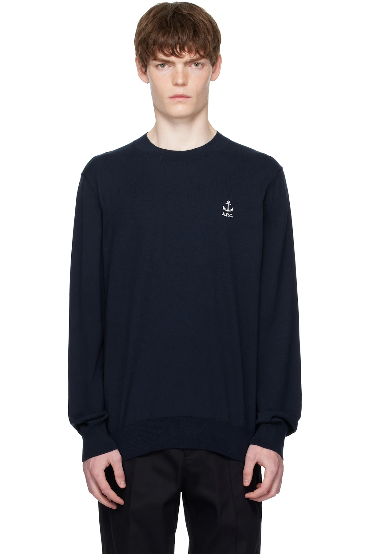 Navy Gabin Sweater