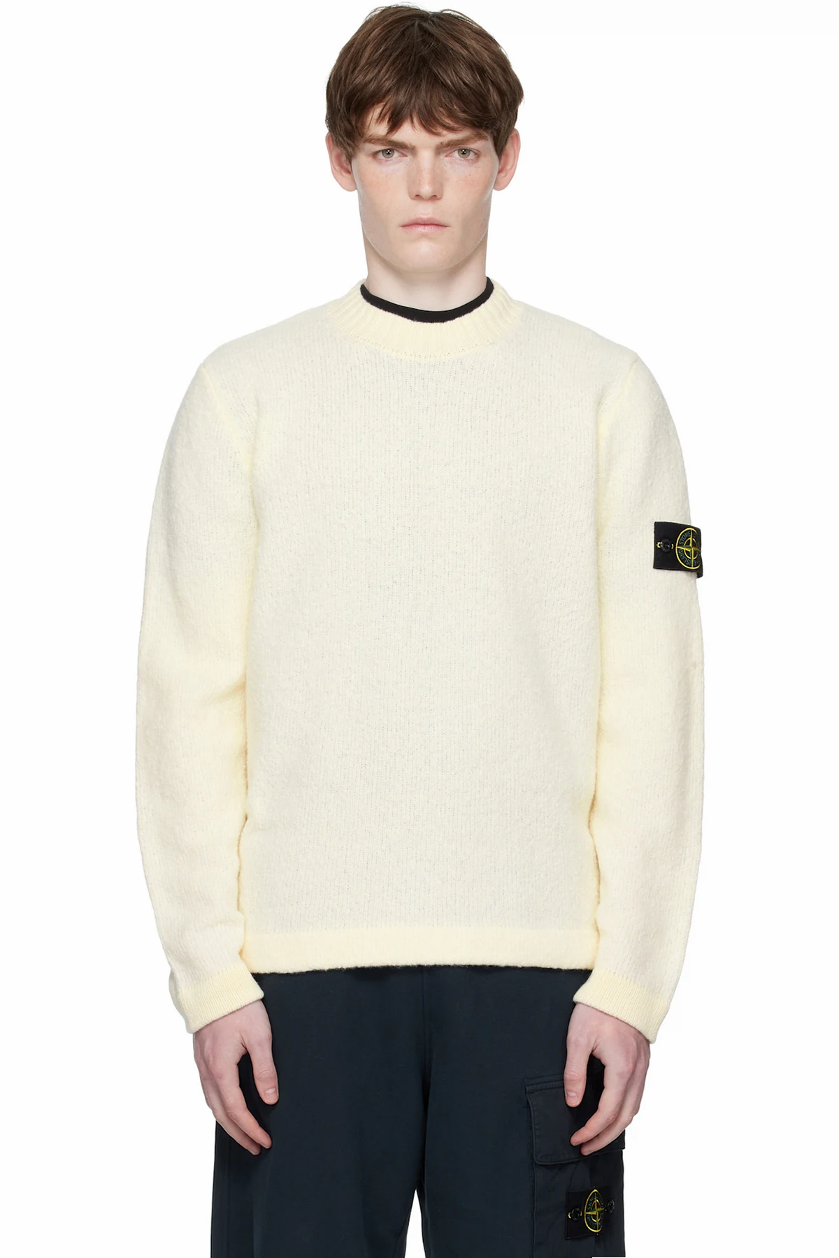 Off-White 5100056 Fancy Yarn Sweater