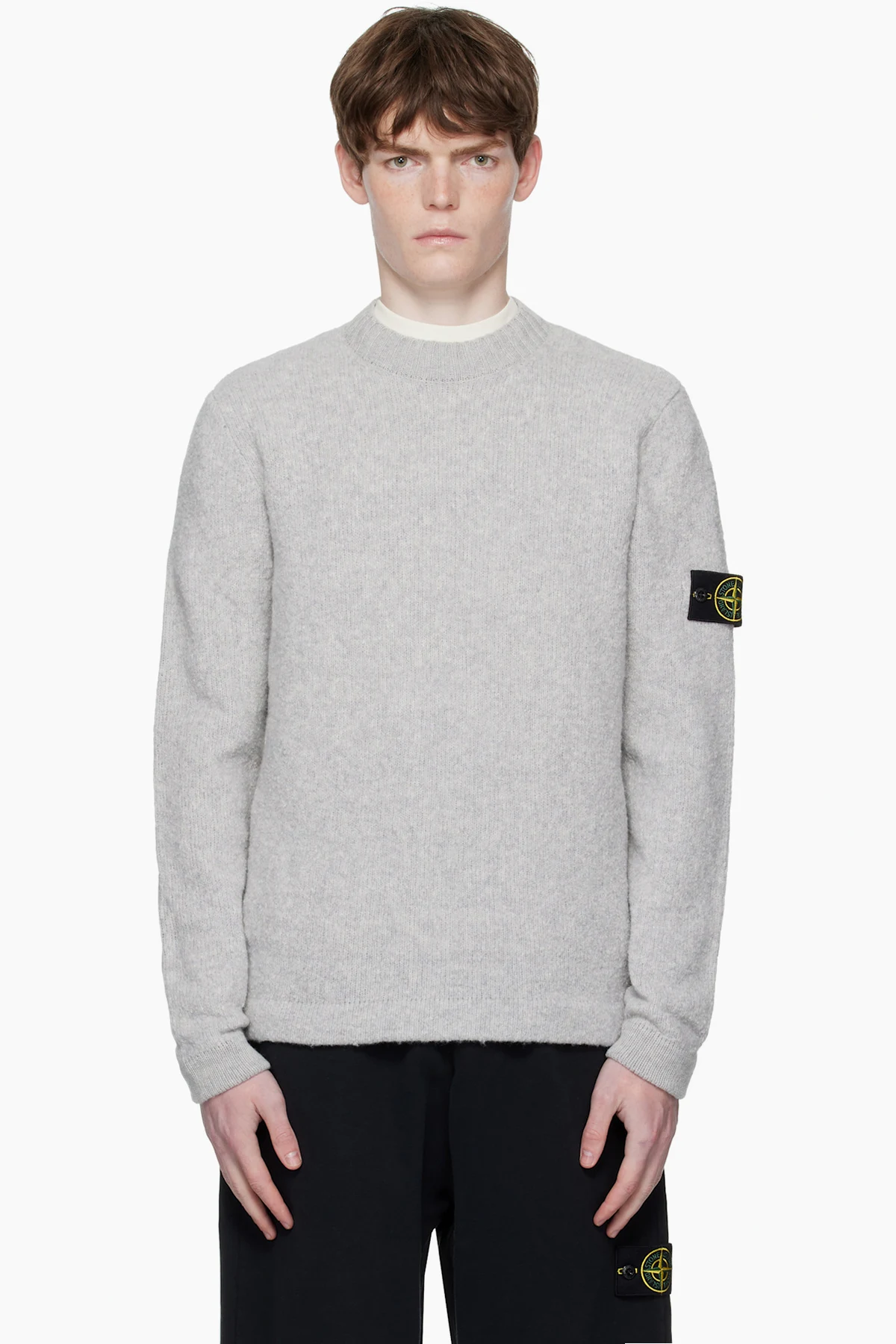 Gray 5100056 Fancy Yarn Sweater