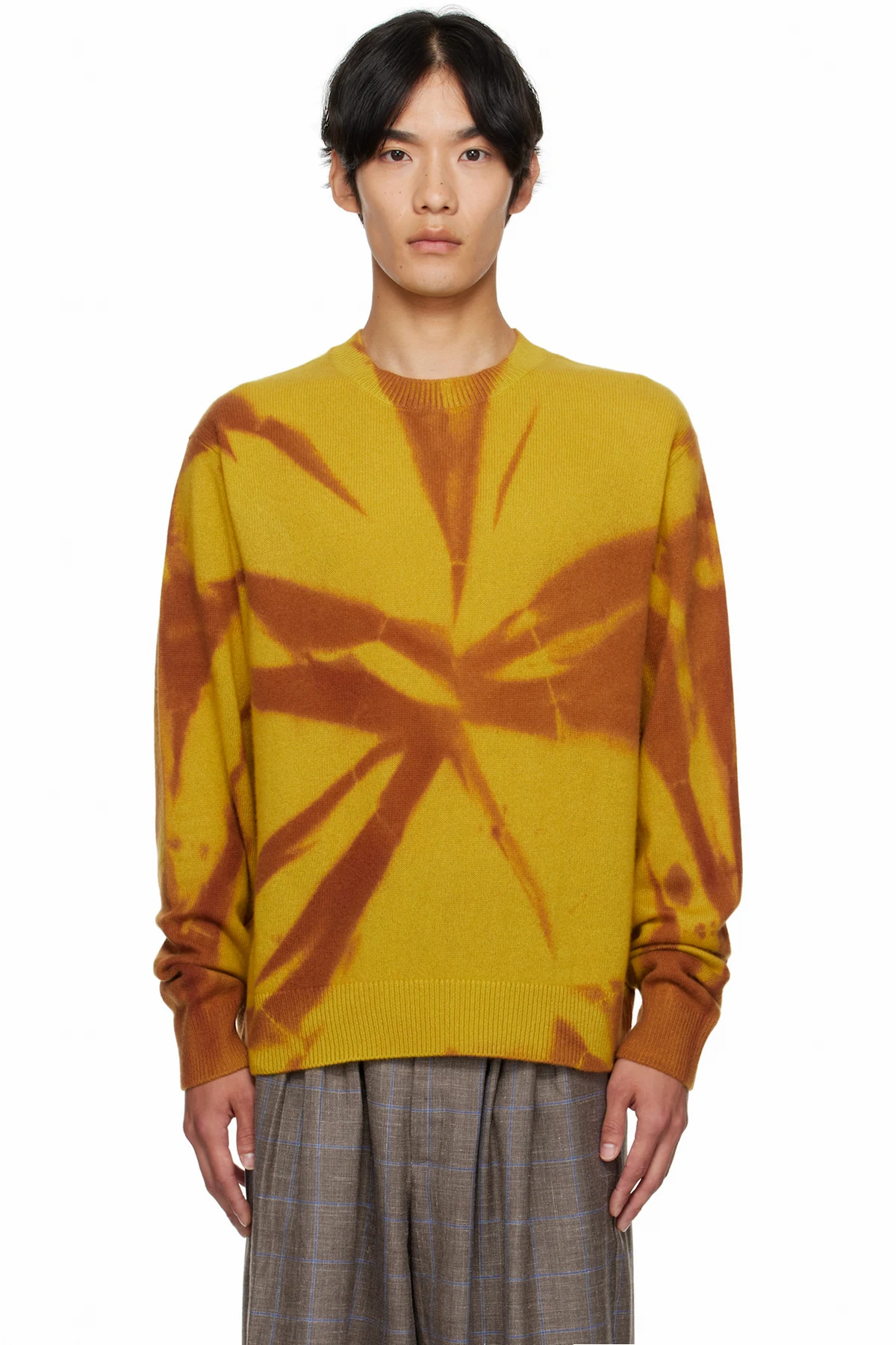 Yellow Mythic Tranquility Crew Sweater