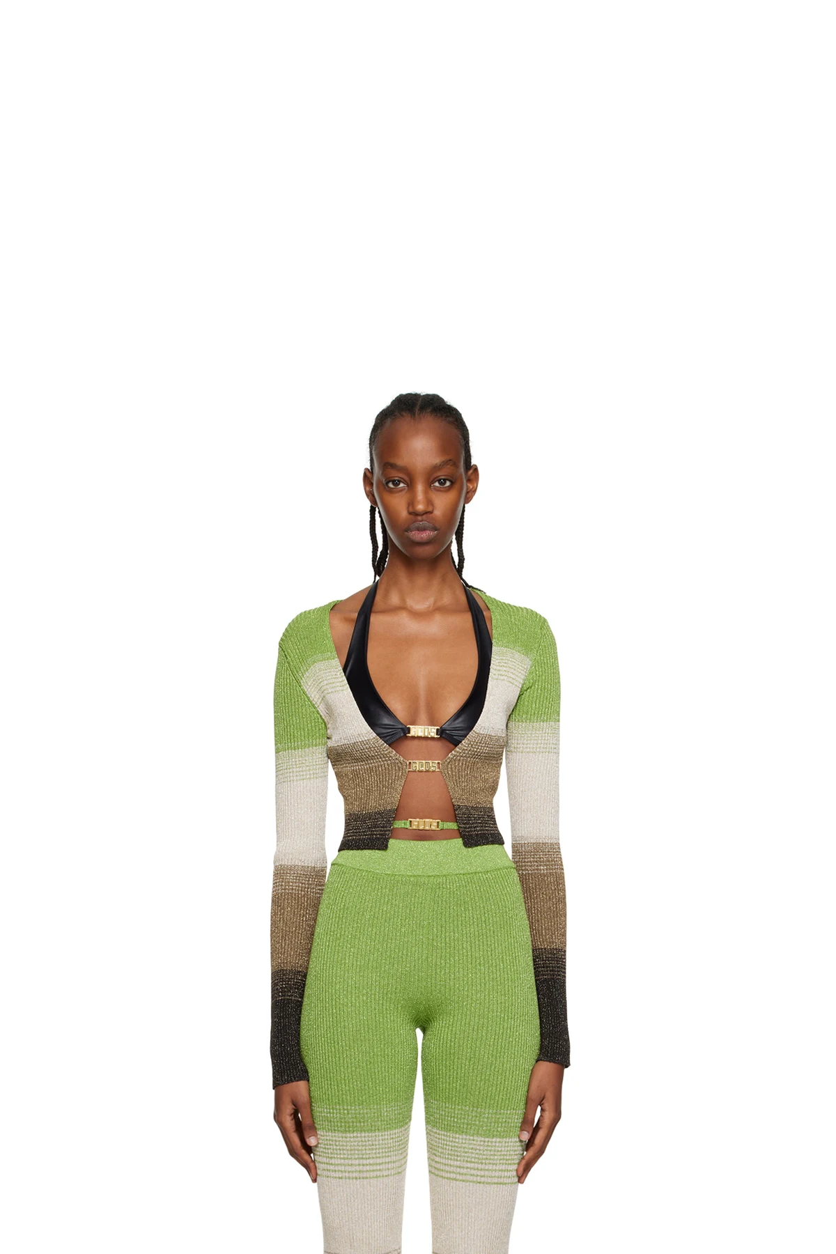 Green Degradé Cardigan