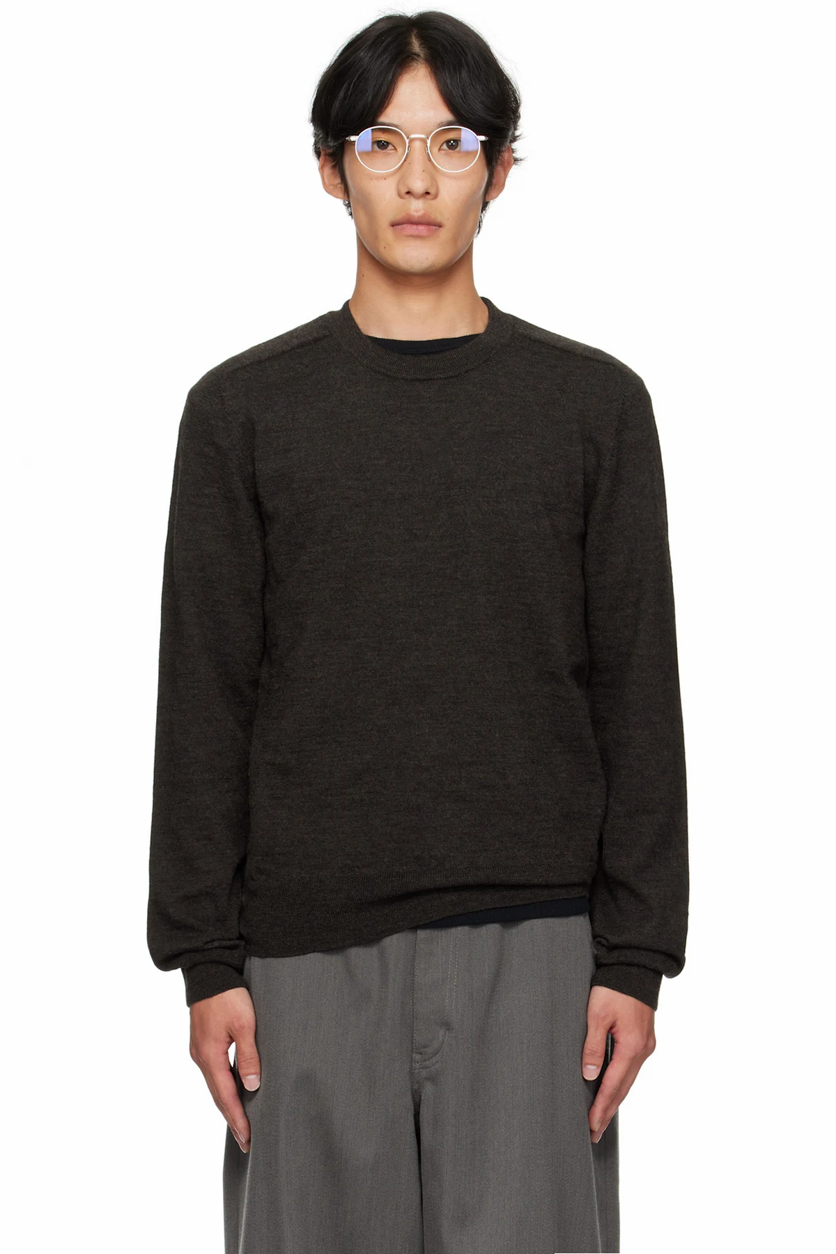 Brown Crewneck Sweater