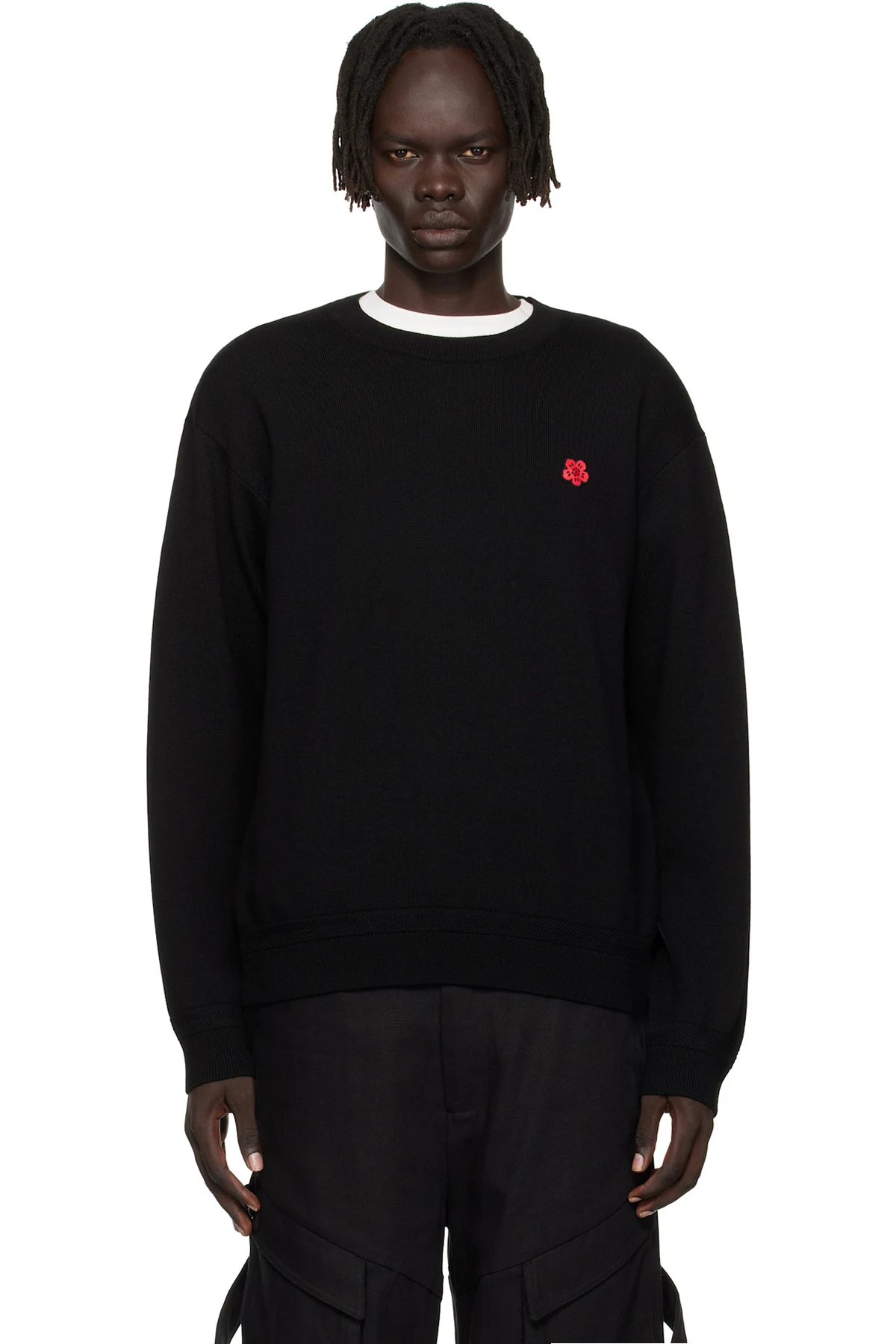 Black Kenzo Paris 'Boke Flower' Sweater