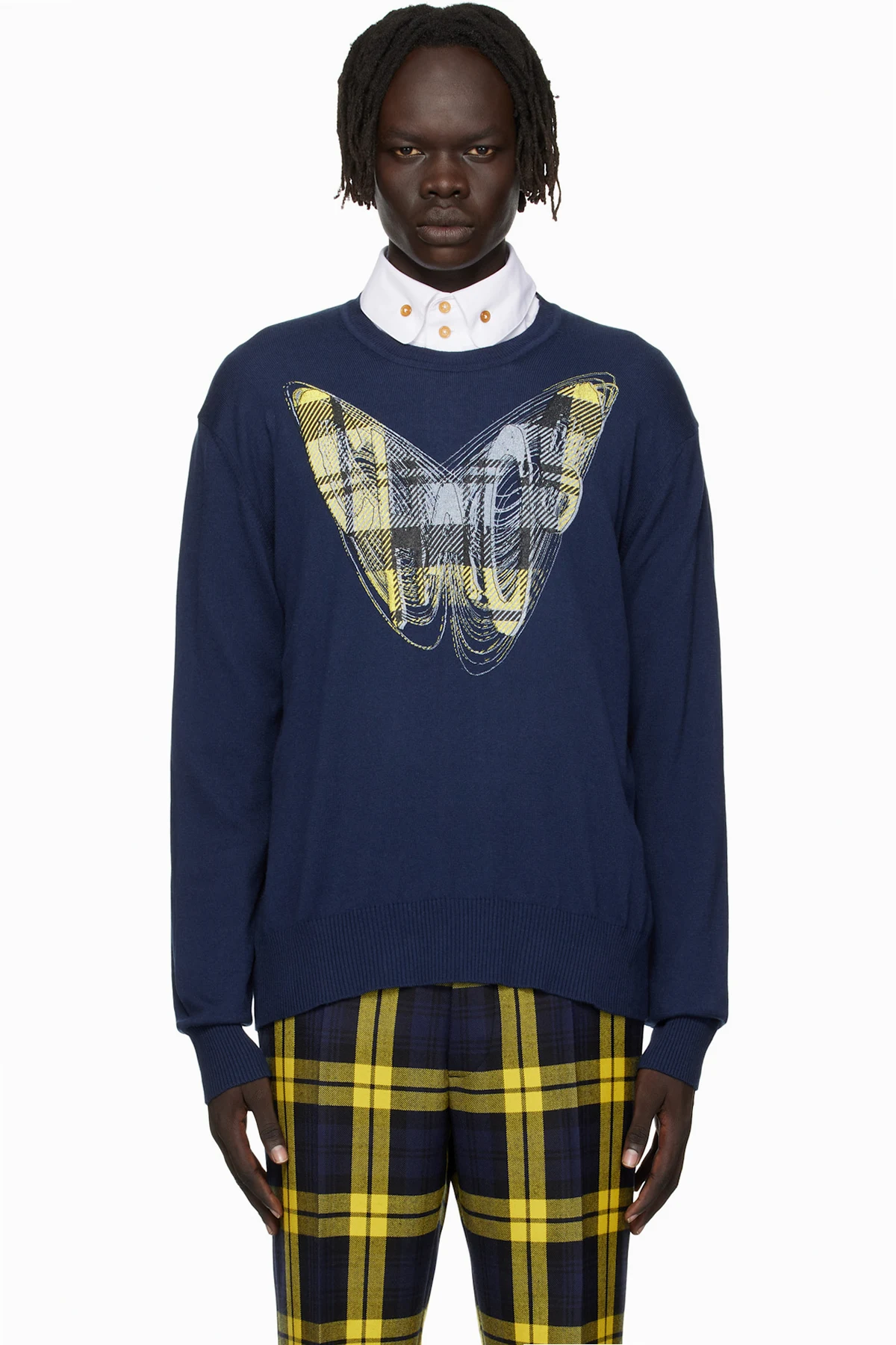 Navy Chaos Sweater