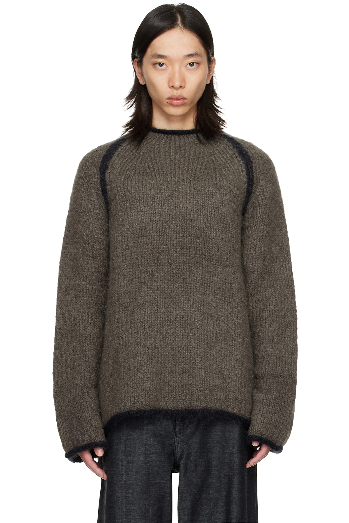 Gray Rider Roundneck Sweater