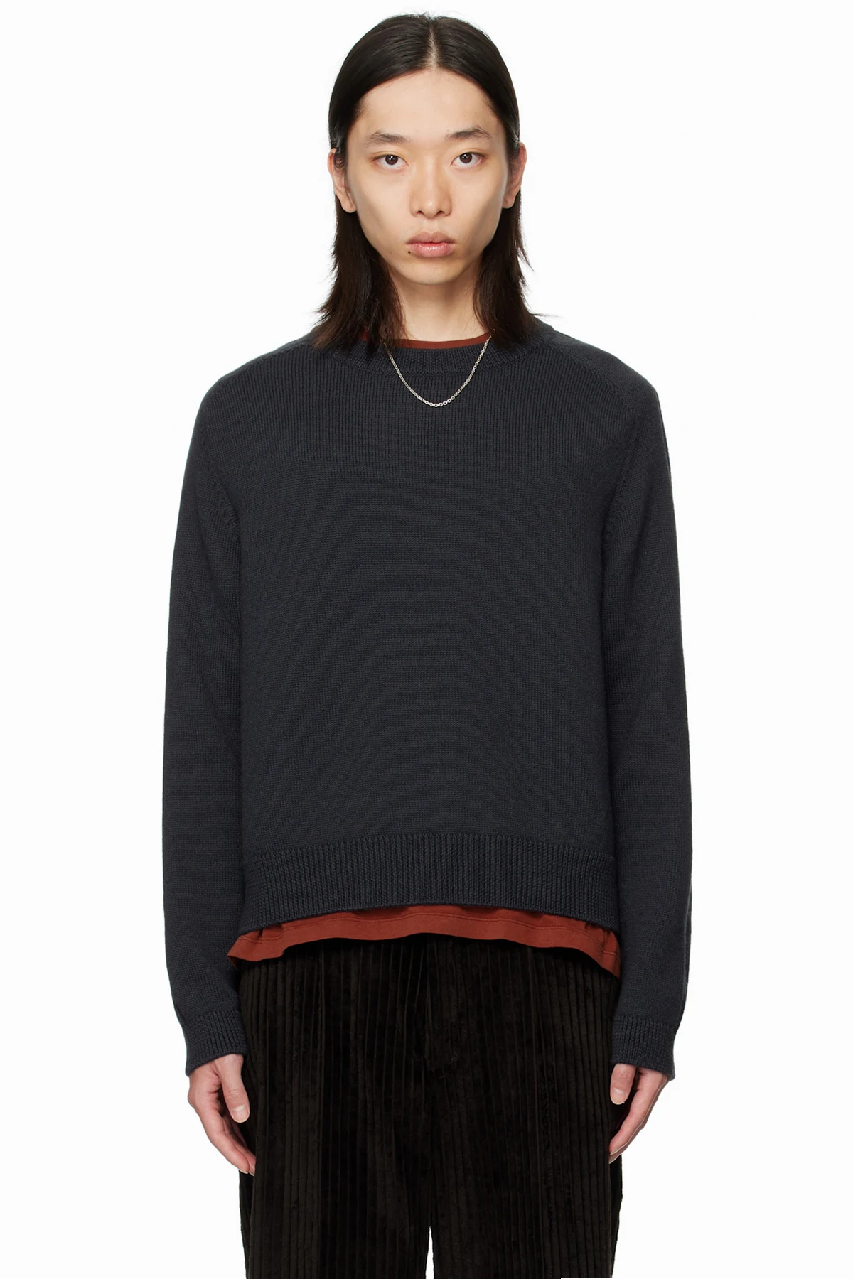Black True Roundneck Sweater