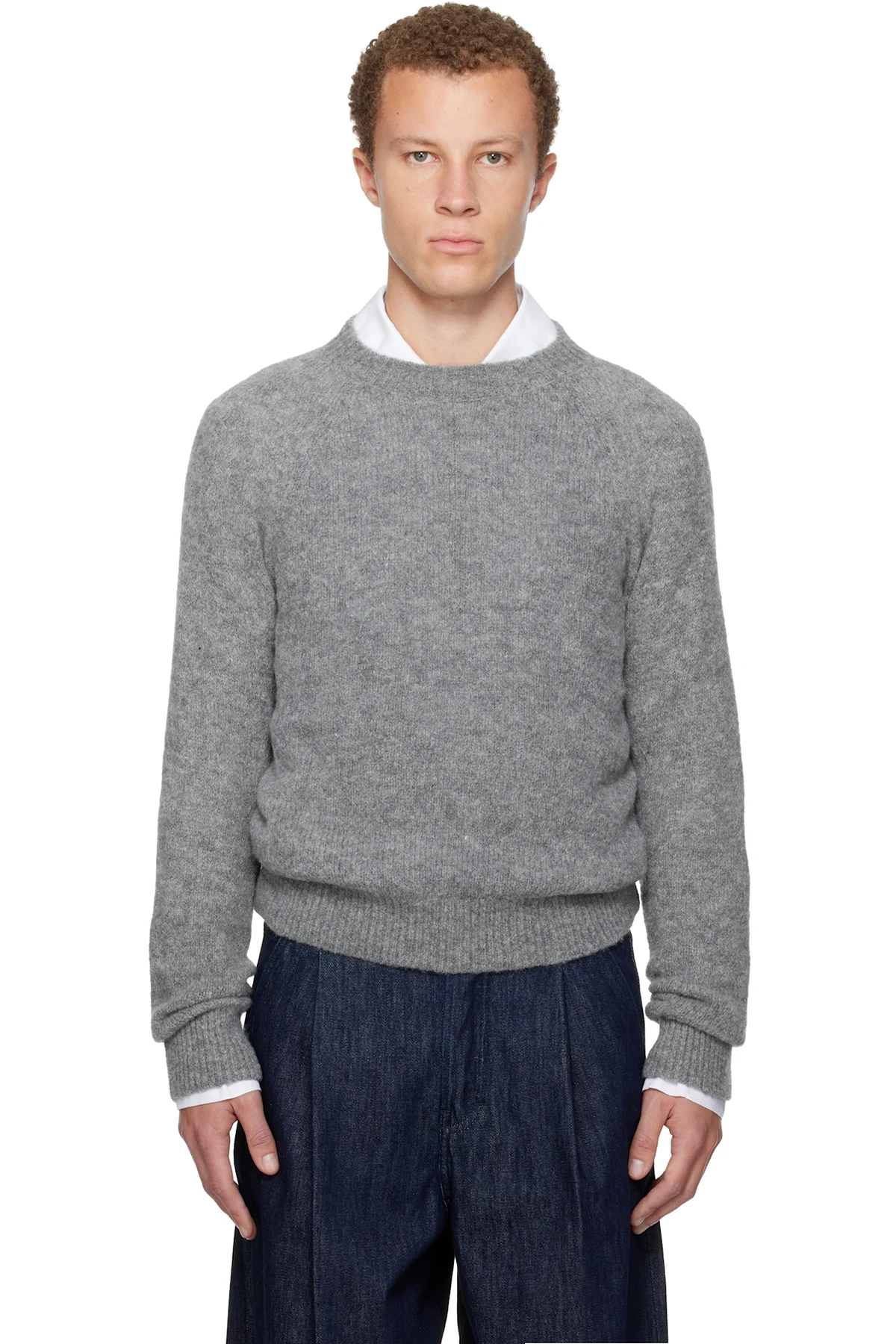 Gray Raglan Sweater