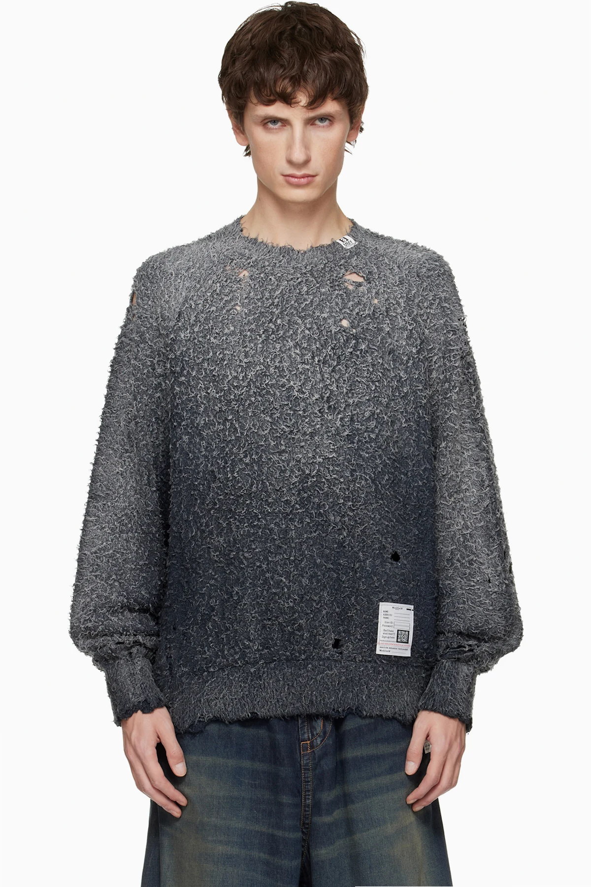 Gray Sun Faded Like Sweater