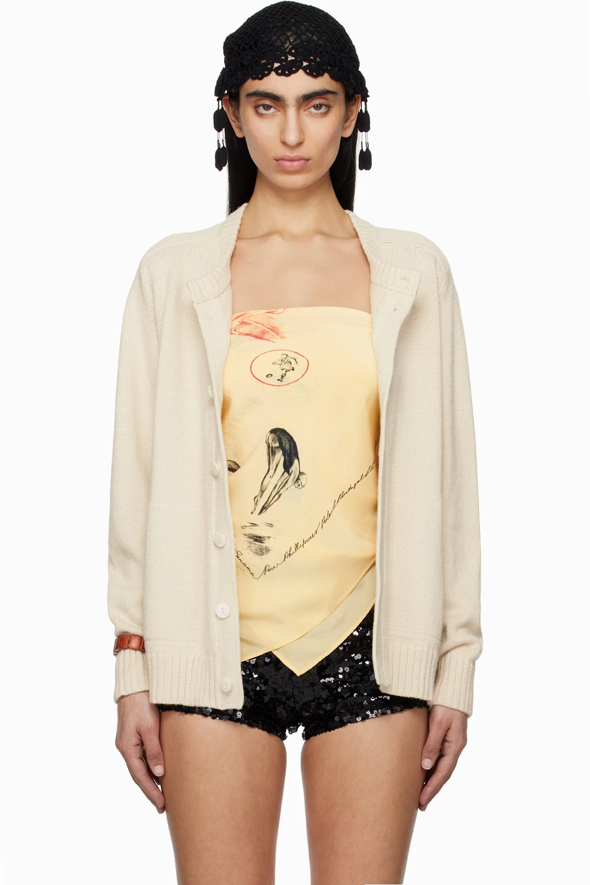 Off-White Meringue Cardigan