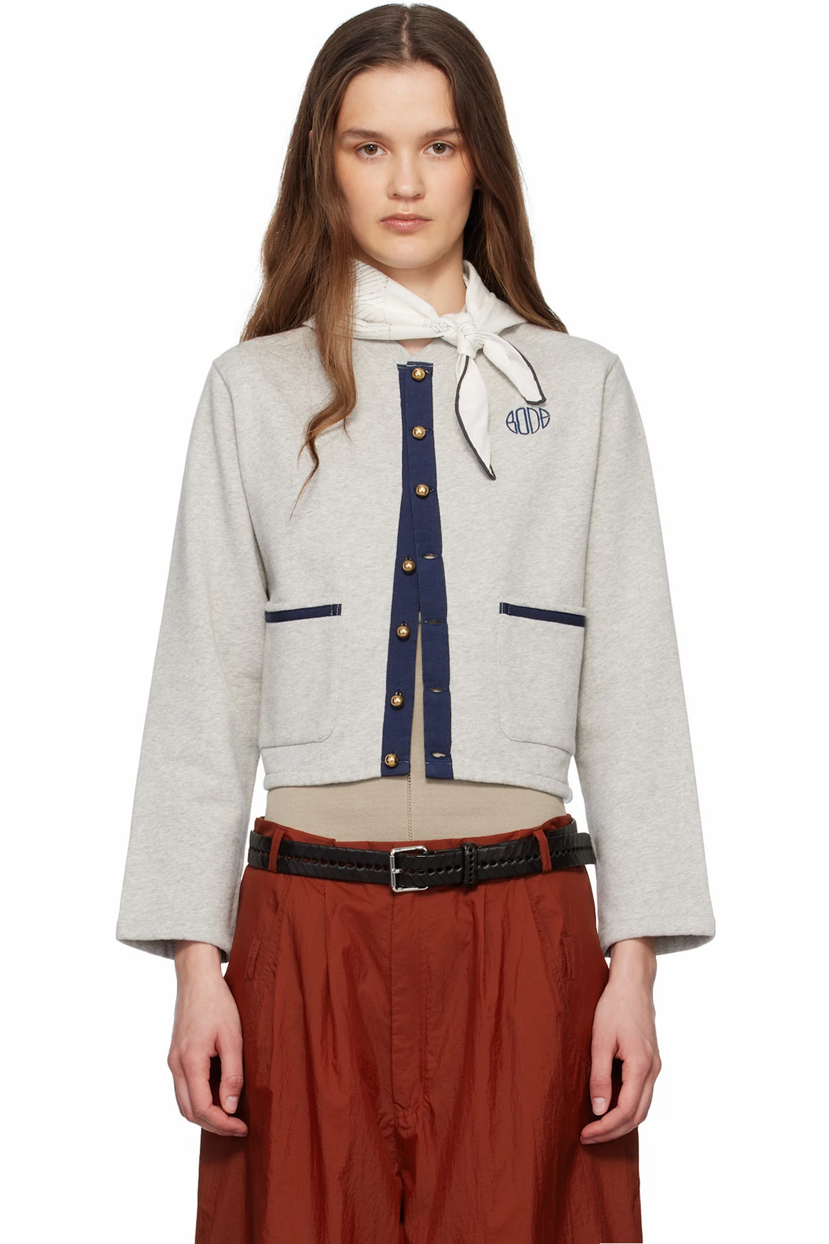 Gray Heathered Cardigan