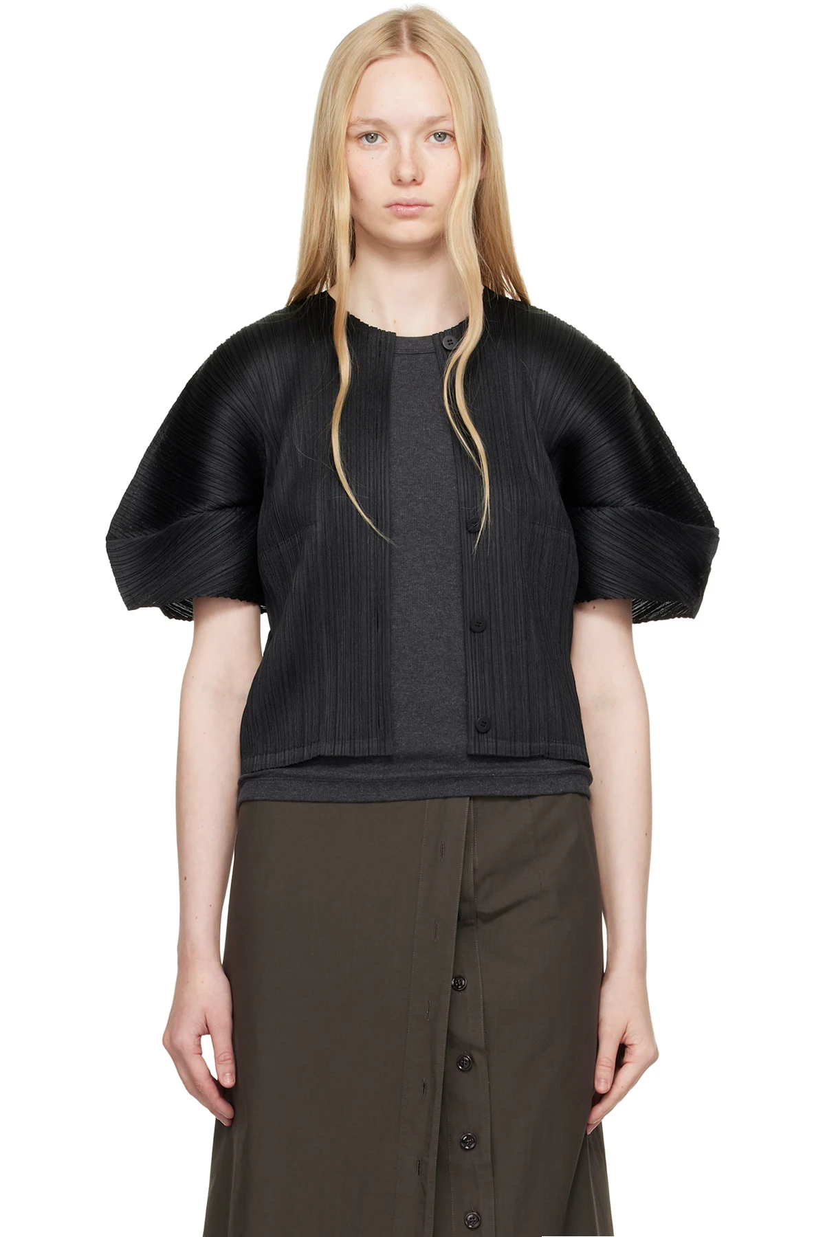 Black Monthly Colors April Cardigan