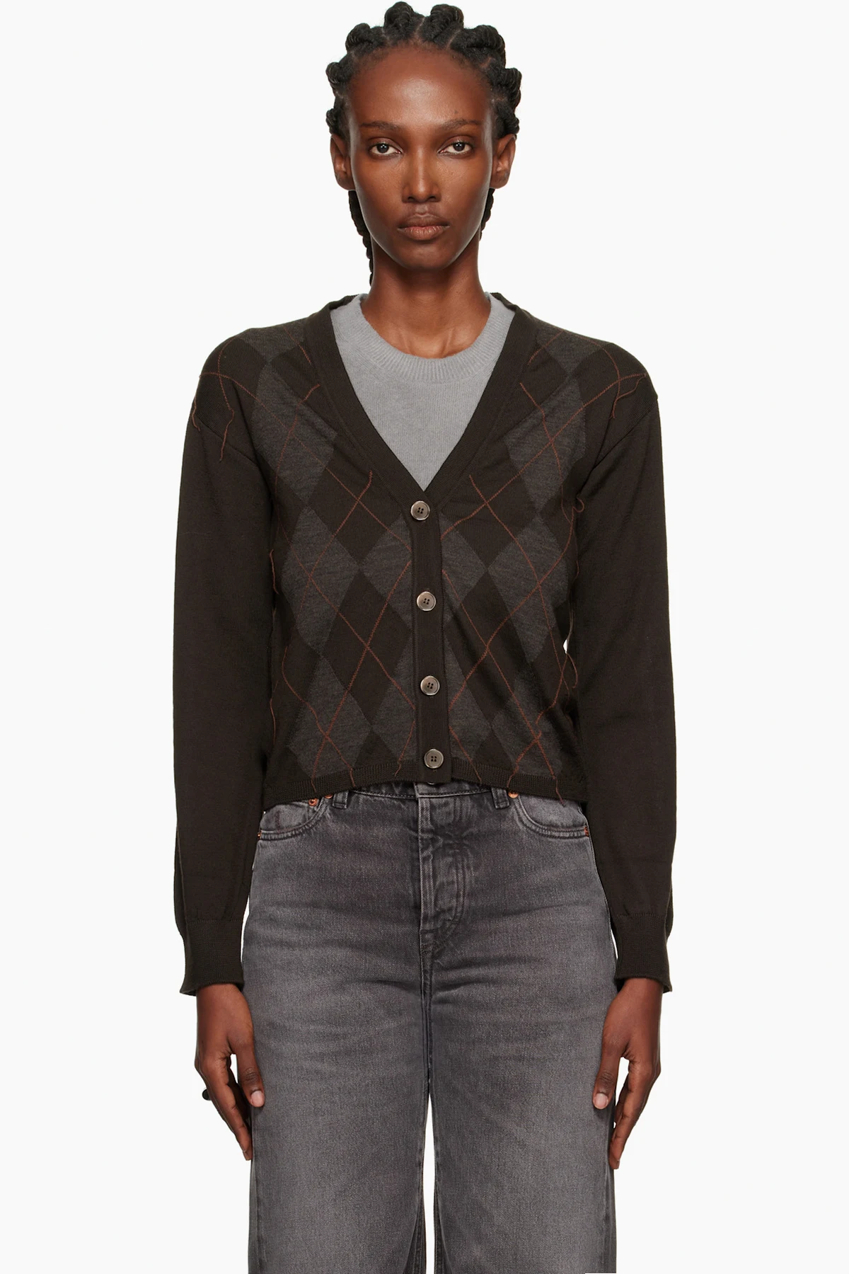 Brown Ivy Cardigan