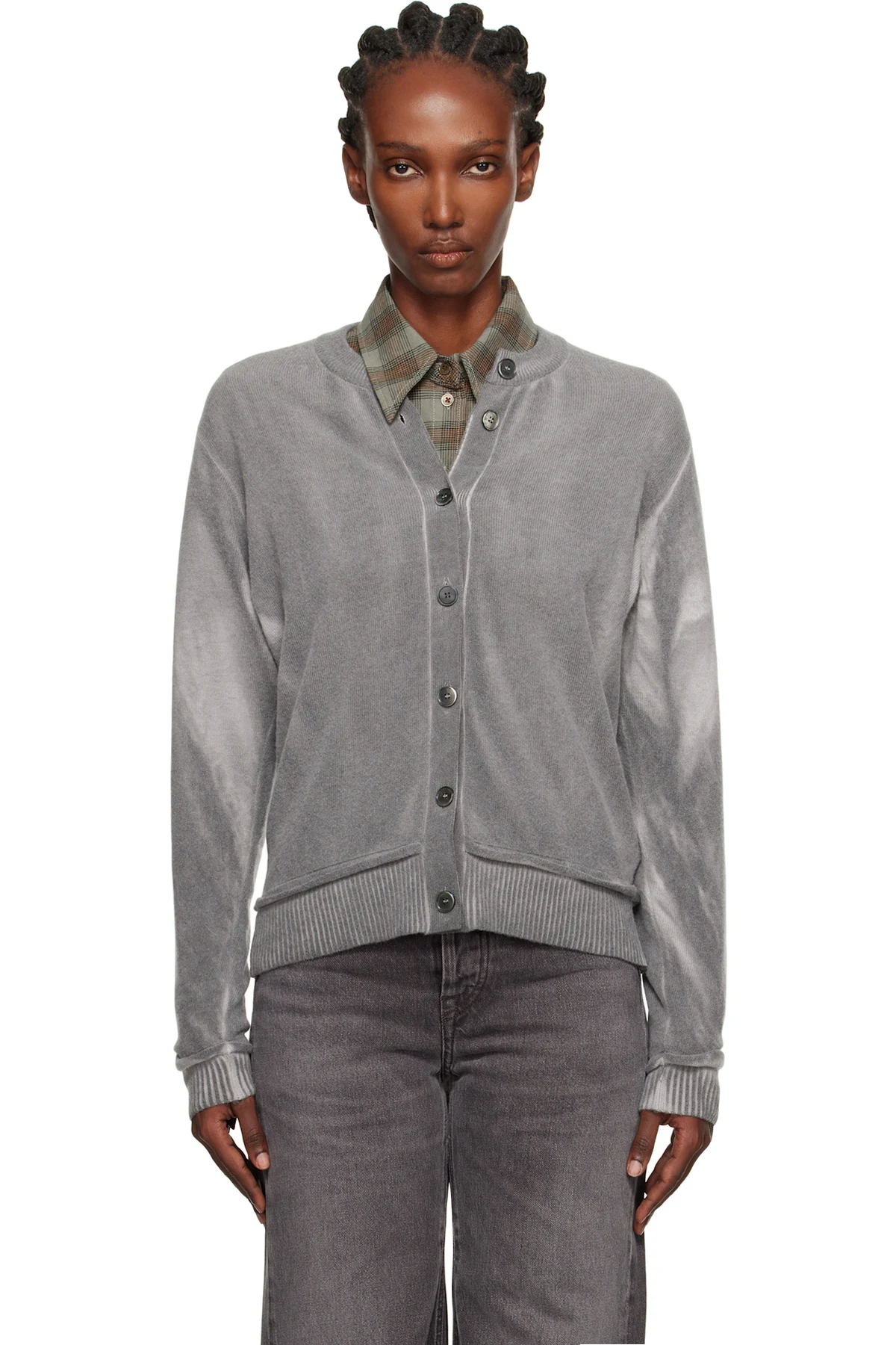 Gray Dual Cardigan