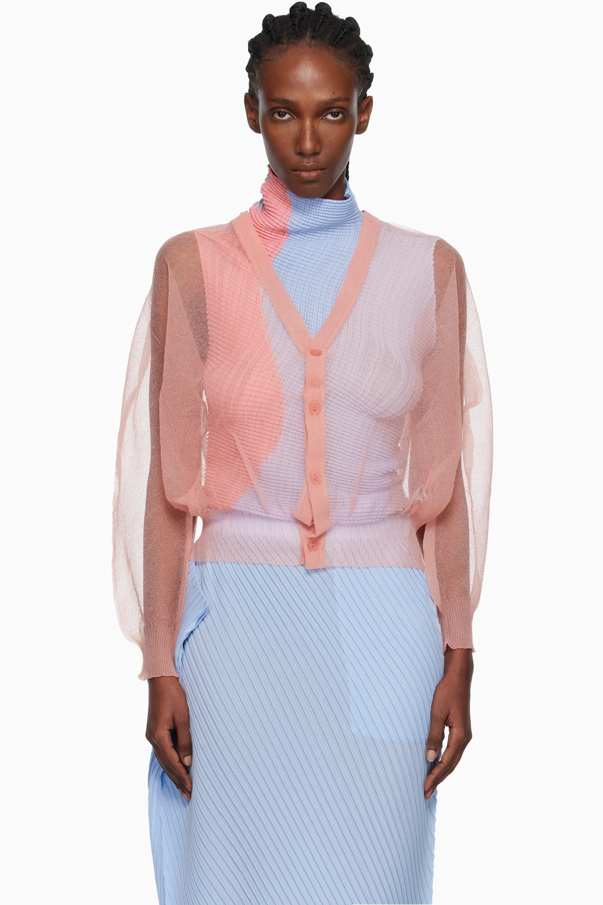 Pink Encase Cardigan